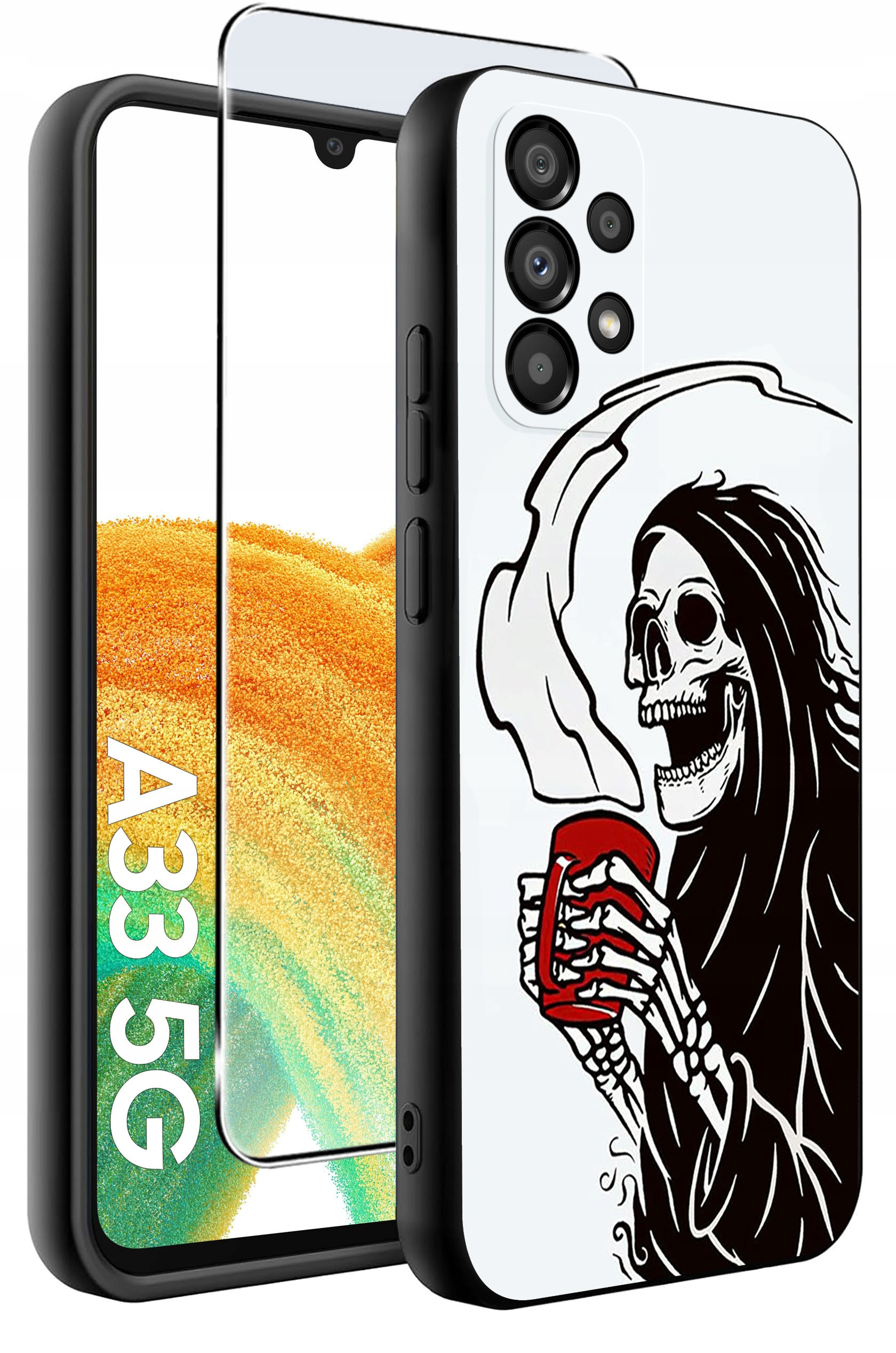 Zestaw zawiera etui i szkło hartowane 9H