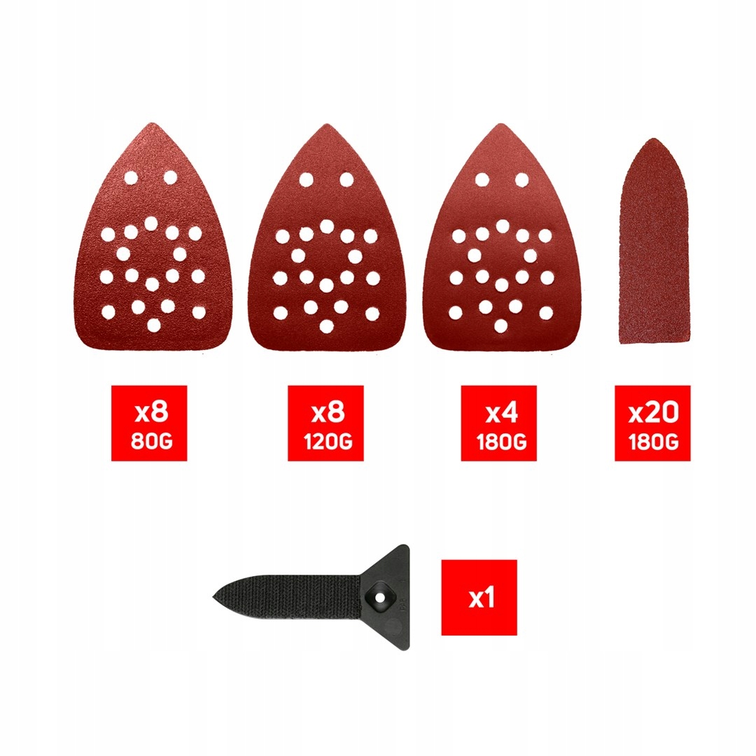 Zestaw akcesoriów – 40 elementów w komplecie dla różnorodnych zastosowań
