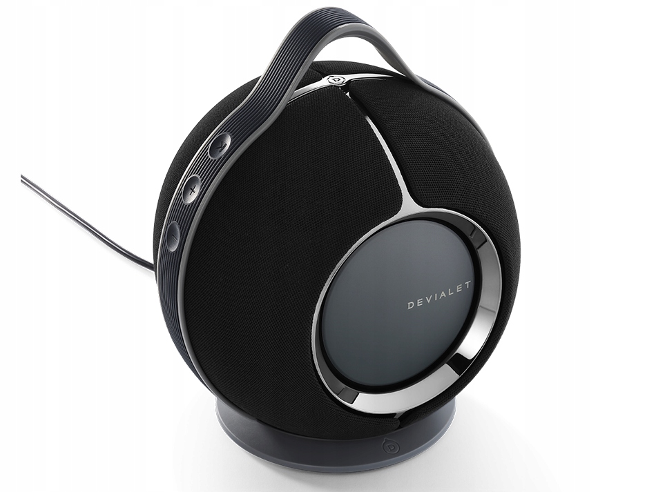 Devialet Mania Deep Black z dokiem MG209 – Przenośny głośnik bezprzewodowy najwyższej jakości
