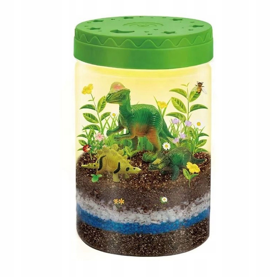 Dinozaury Terrarium Ogród w Słoiku – Kreatywna zabawa z dinozaurami