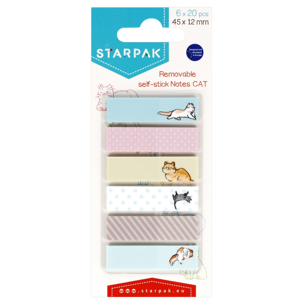 Zakładka indeksująca Starpak 45x12 mm – Idealne do organizacji dokumentów