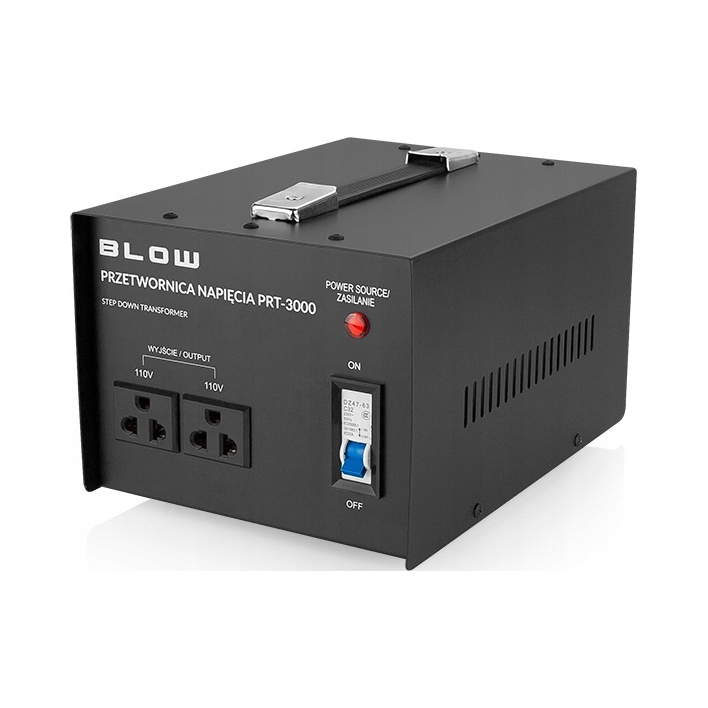Wygodne gniazda wyjściowe: 110V i 230V