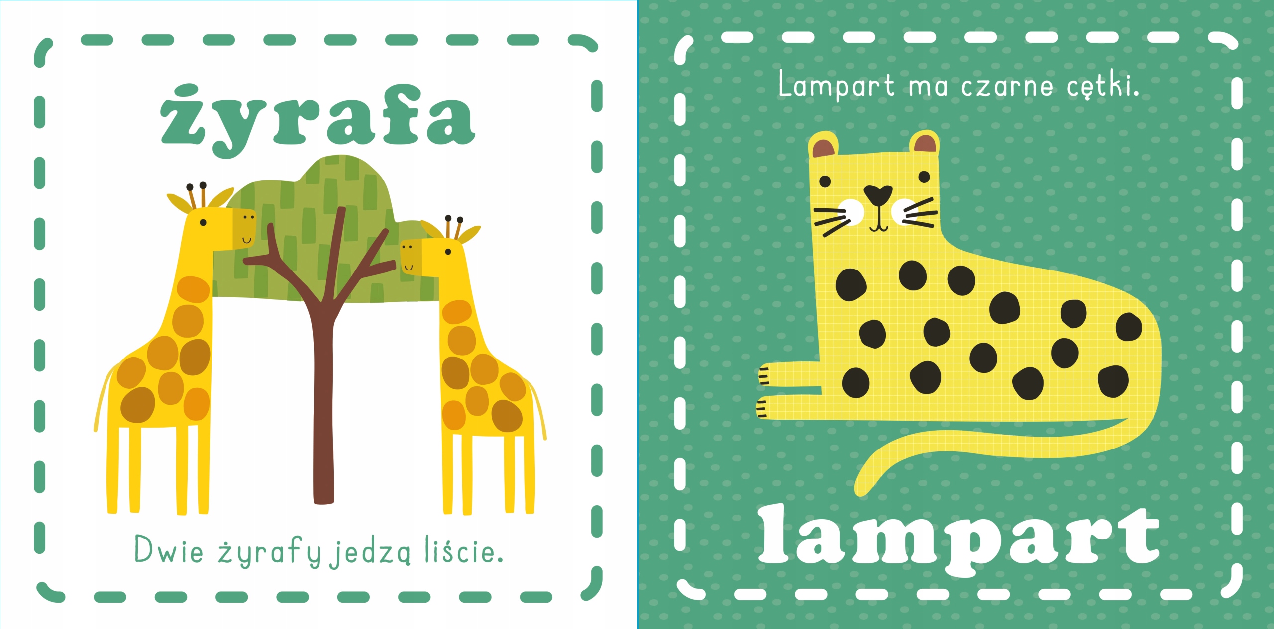 Kolorowe ilustracje i szeleszczące strony