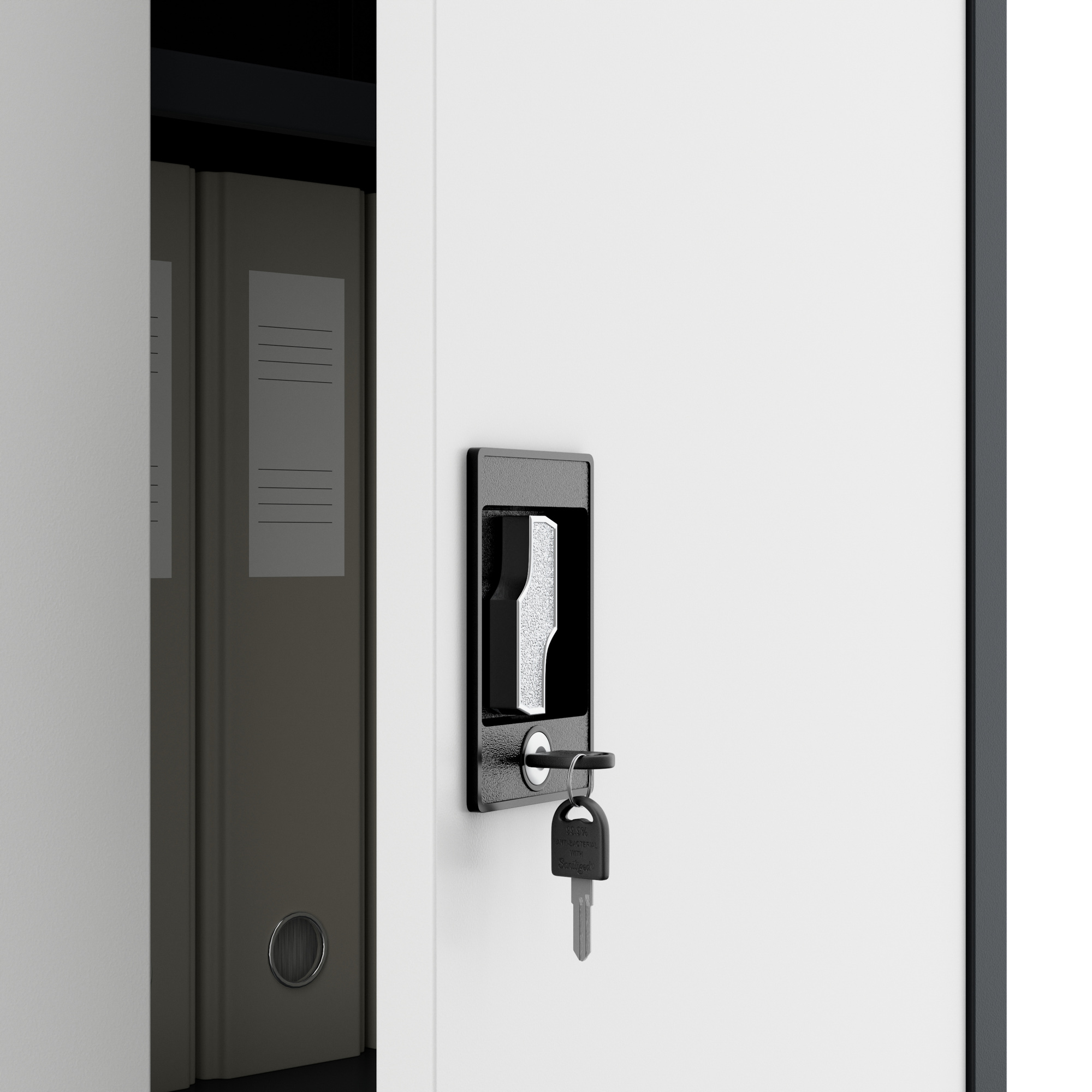 Bezpieczny zamek ryglowany w trzech punktach