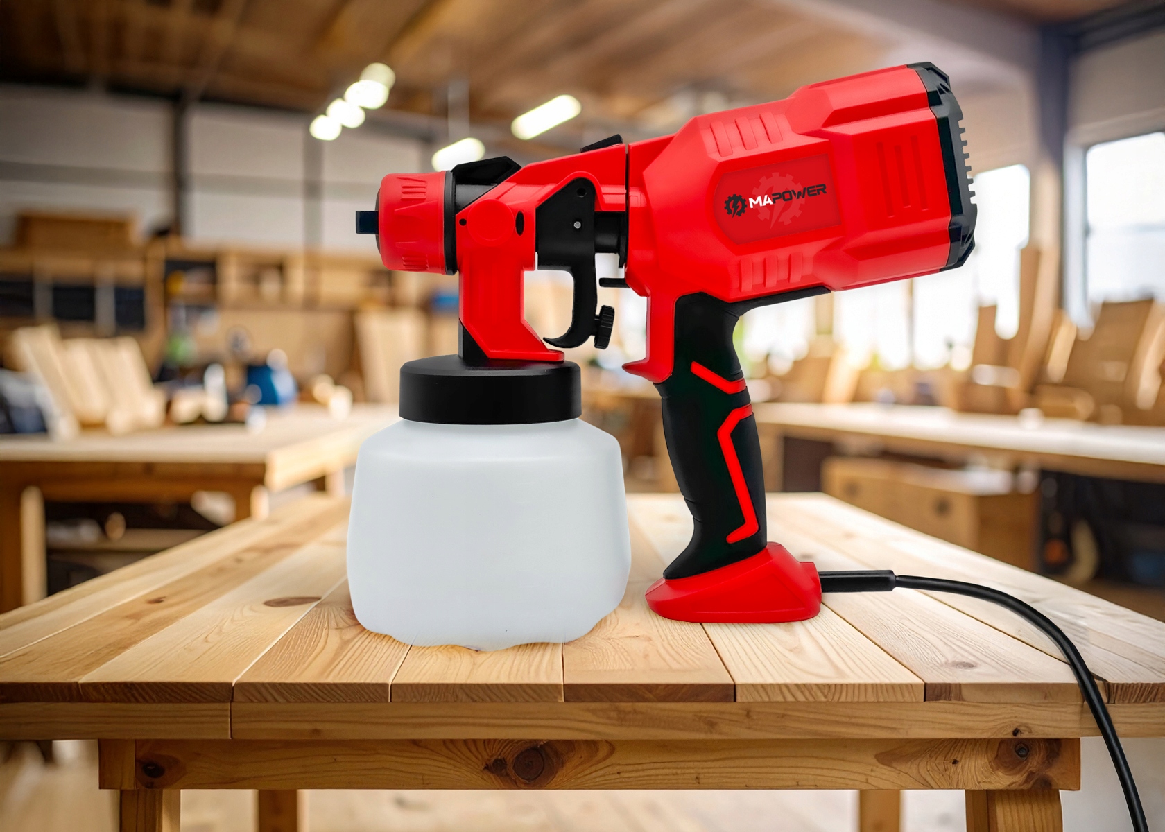 Pojemny zbiornik 1200 ml – Więcej malowania, mniej przerw