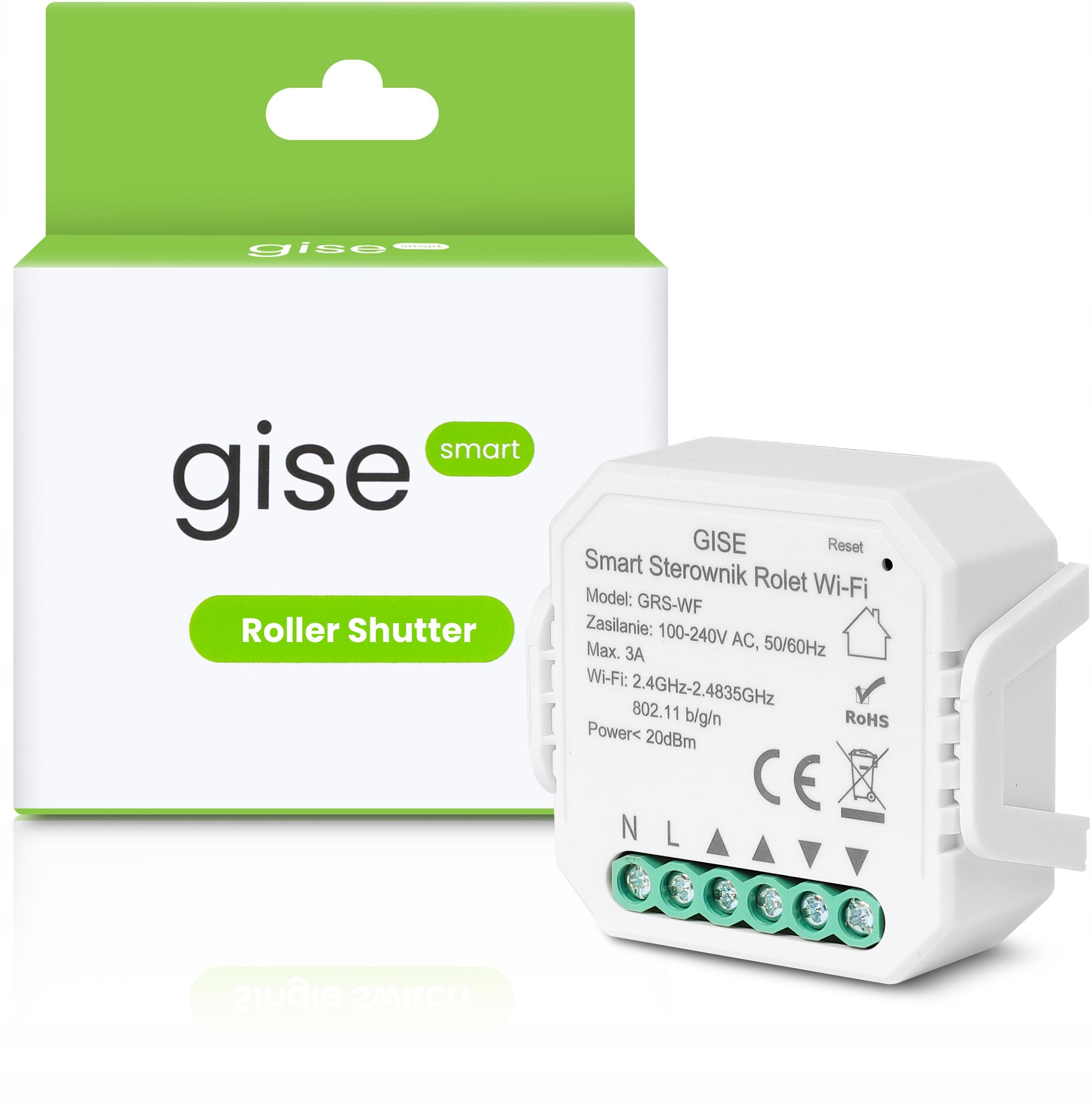 GISE Smart Sterownik roletowy WiFi GEN 2 – Inteligentne zarządzanie roletami