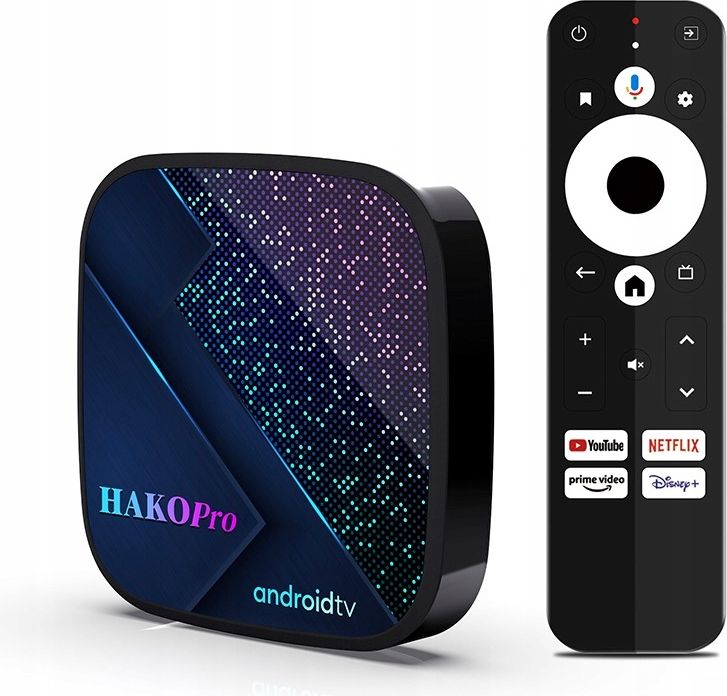 SMART TV Box 4K 4/64GB Android Netflix Hako Pro