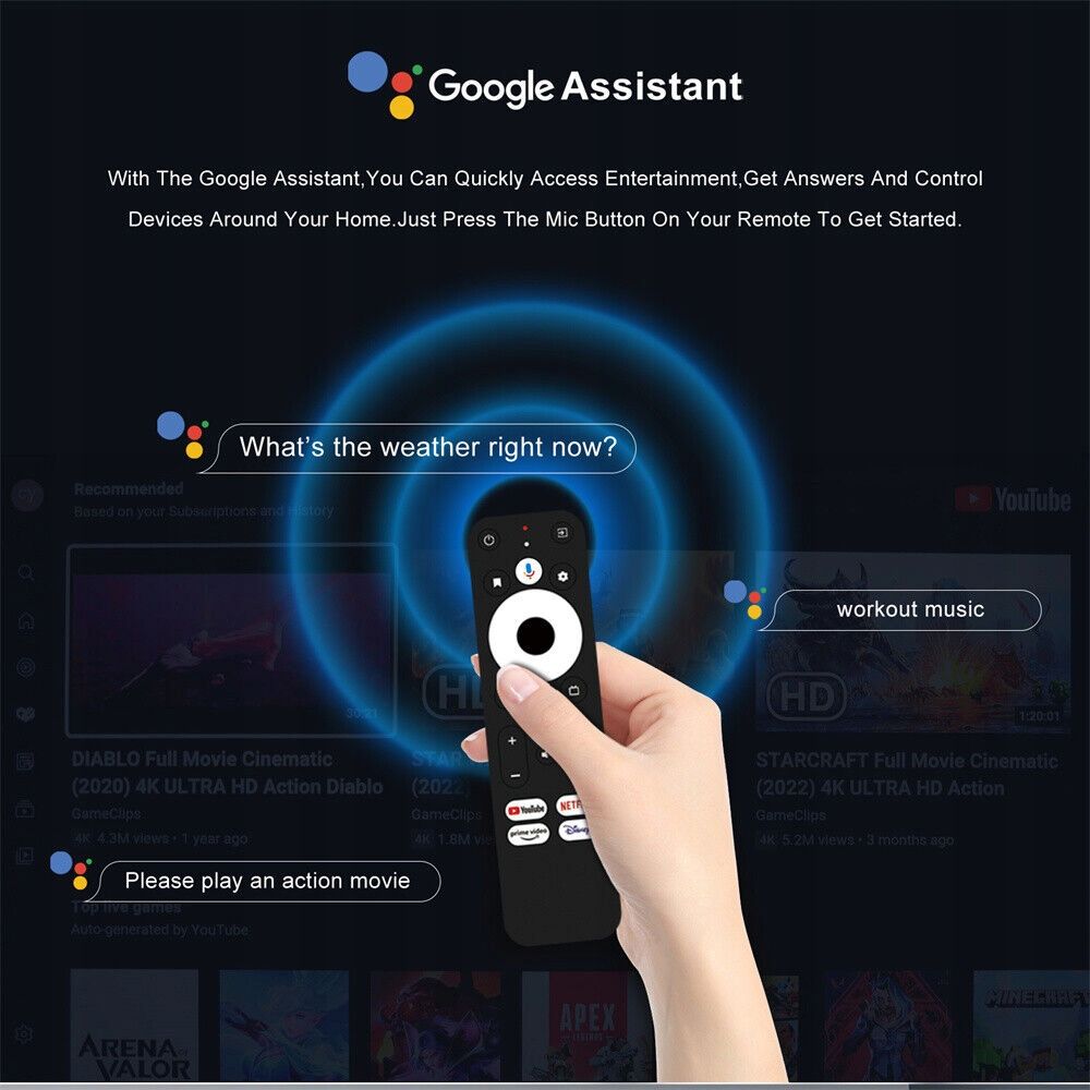 SMART TV Box 4K 4/64GB Android Netflix Hako Pro Złącze HDMI tak