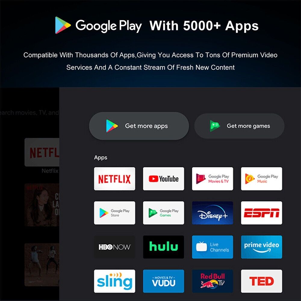 SMART TV Box 4K 4/64GB Android Netflix Hako Pro Pojemność dysku 64 GB