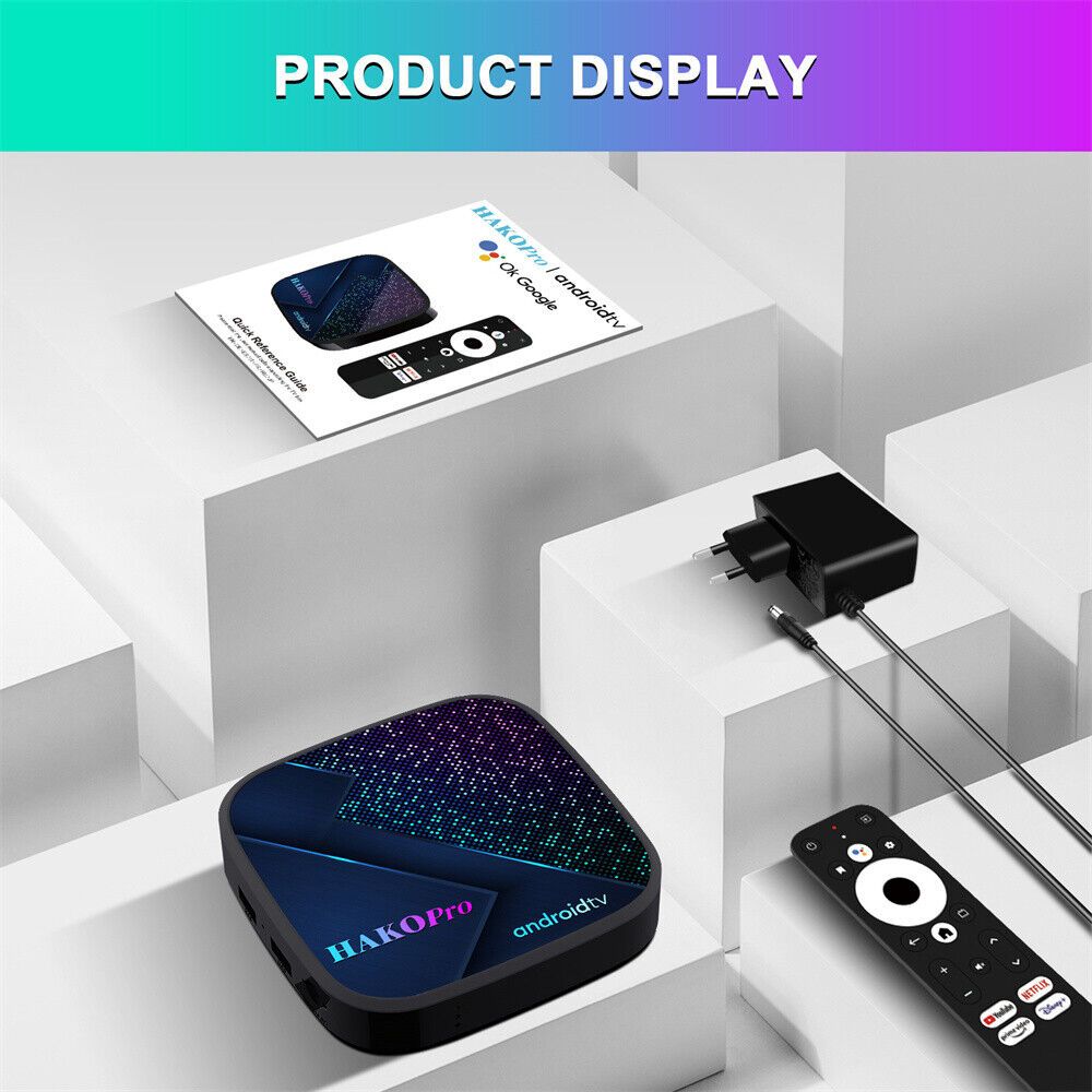 SMART TV Box 4K 4/64GB Android Netflix Hako Pro Kod producenta EL-SBOX-HAKO-PRO-64G