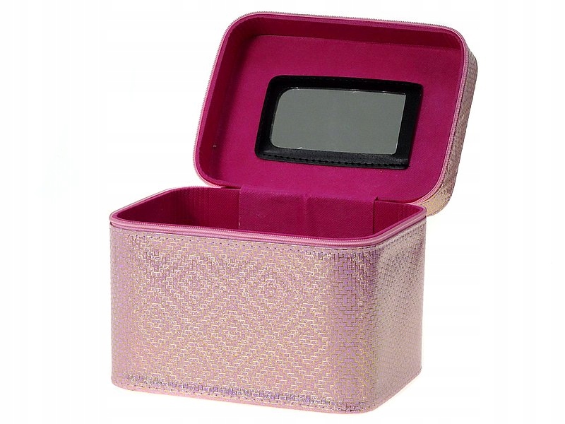 Kuferek L z lusterkiem na zamek Adar – Idealny dla małych księżniczek