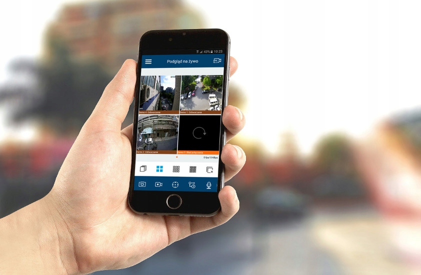 Mobilny podgląd z systemów Android i iOS