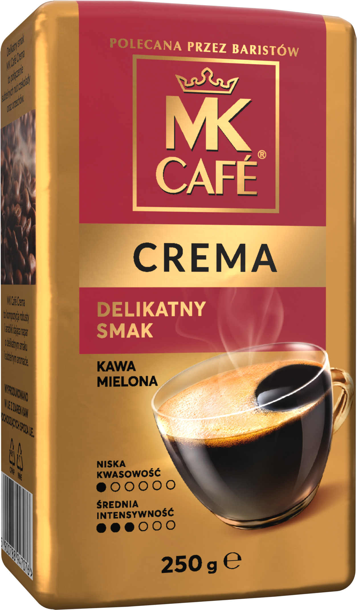 Kawa mielona o zbalansowanym smaku i kremowej konsystencji