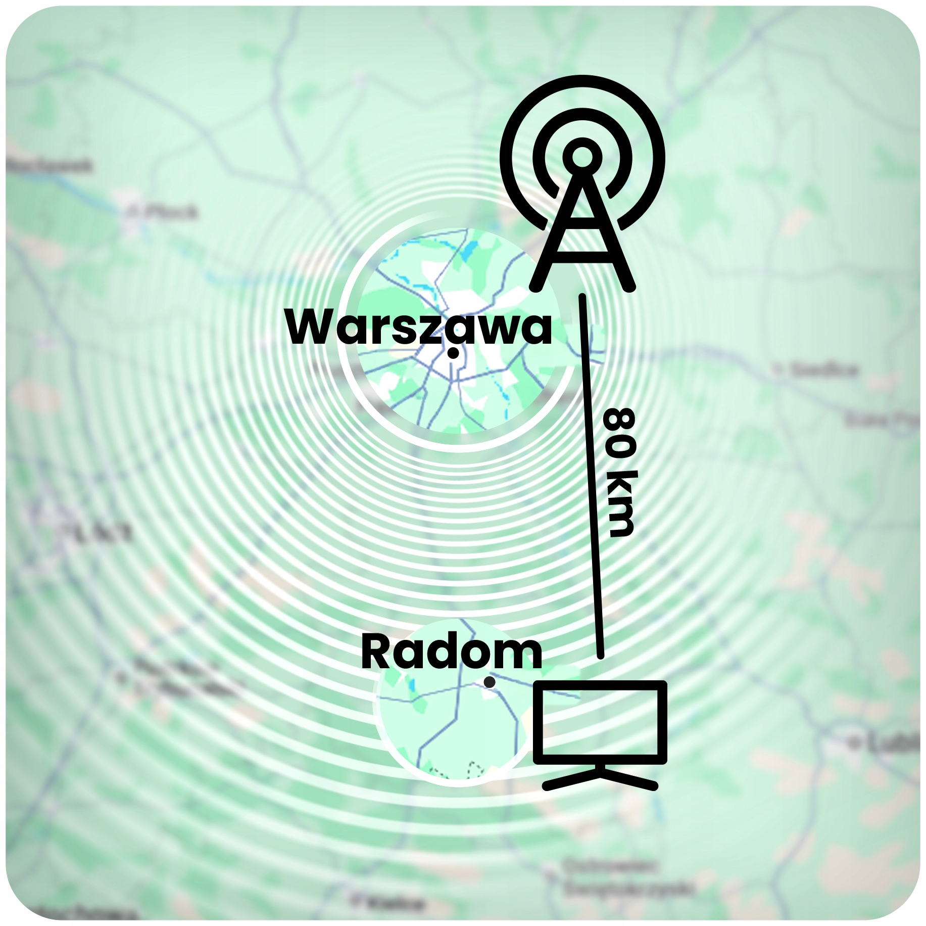 Zasięg do 80 km – Idealna do miast i terenów wiejskich