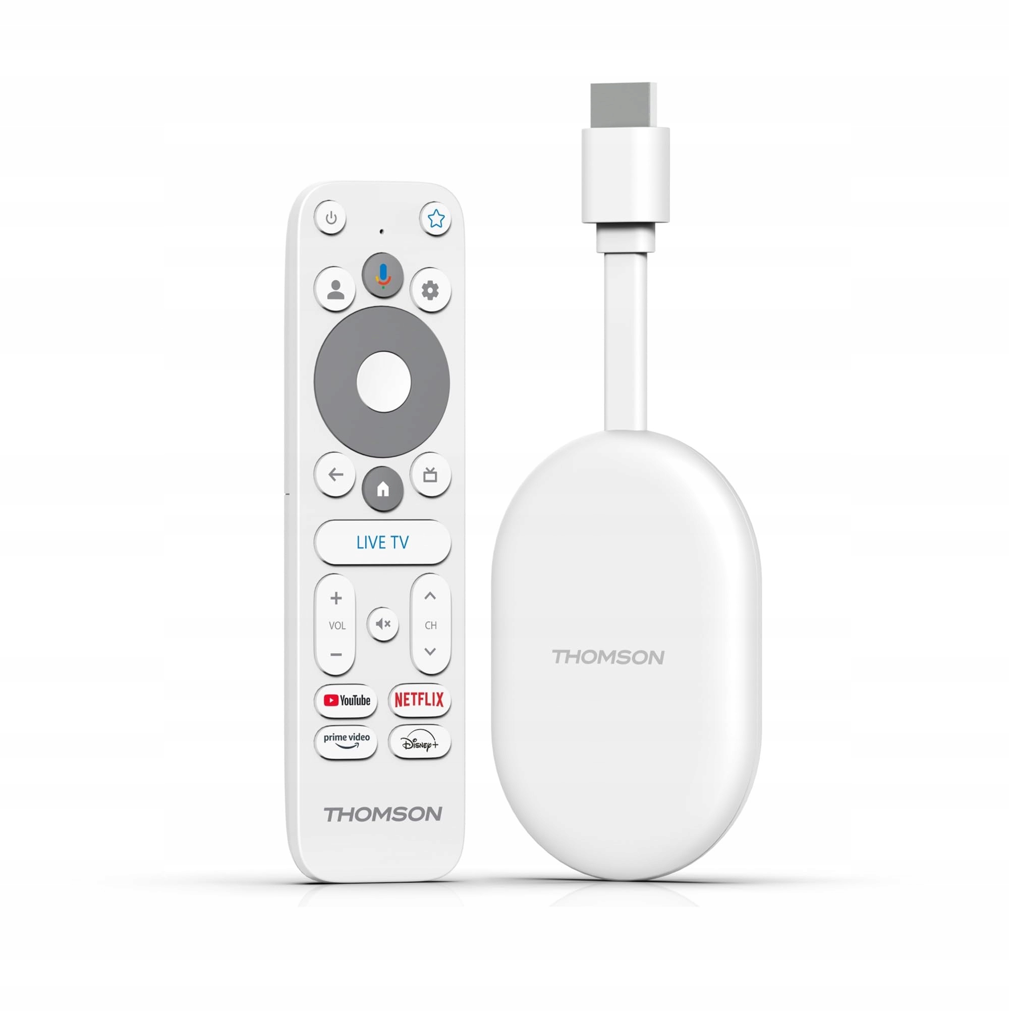 Thomson Streaming Dongle Google TV Go 150 Cast 4K – Twoje centrum rozrywki