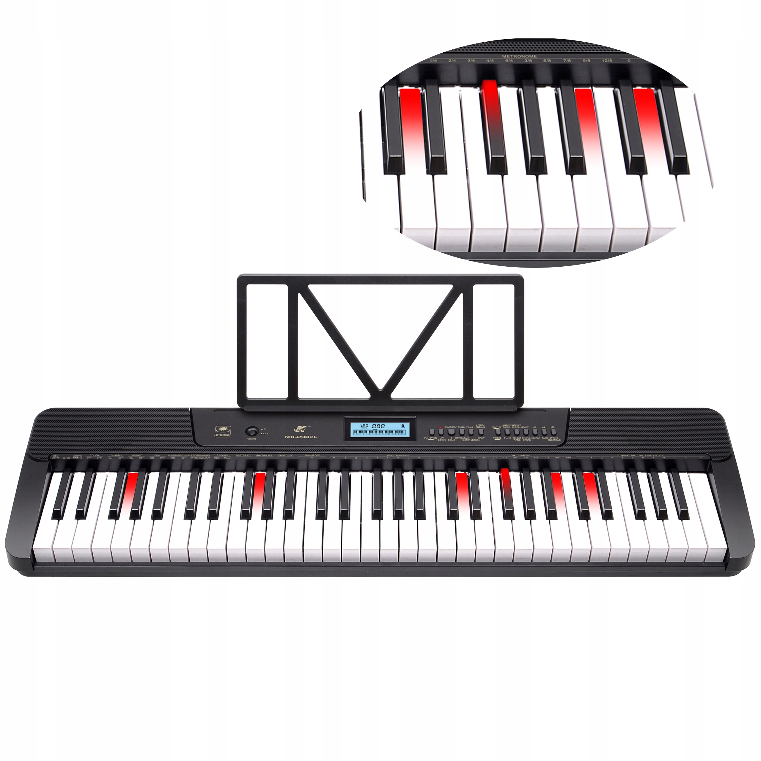 Keyboard MEIKE Organy MK-2902L – Twój pierwszy krok w świat muzyki