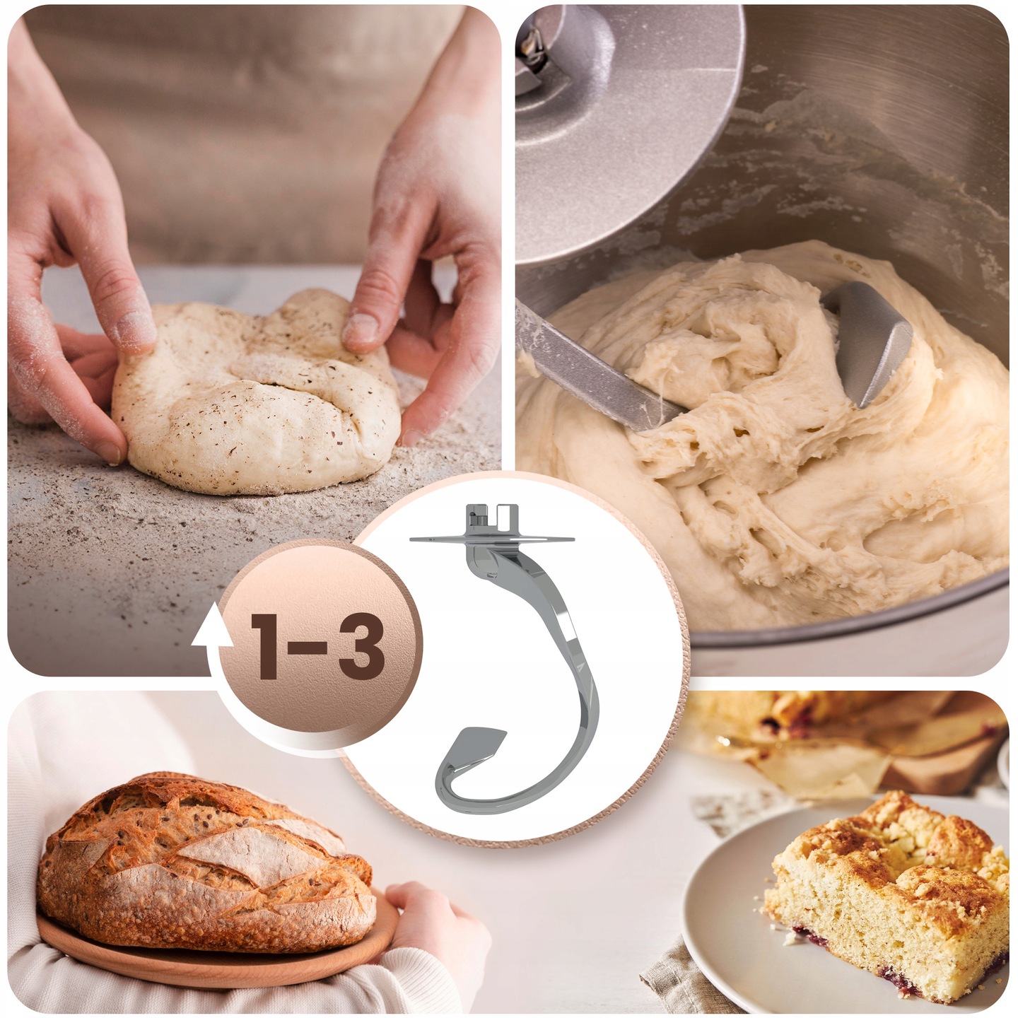 Imponująca moc i wydajność – 1400 W dla perfekcyjnych wypieków