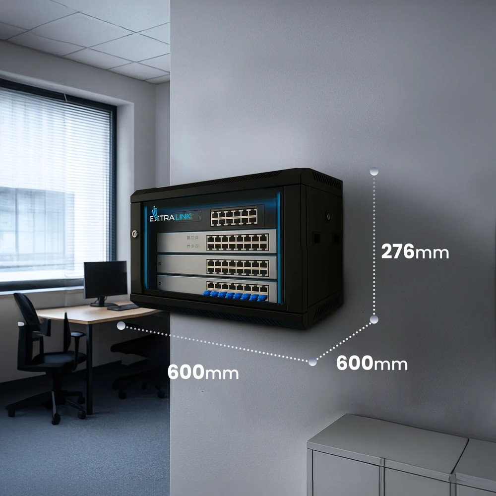 EXTRALINK 4U 600X600 WALL-MOUNTED