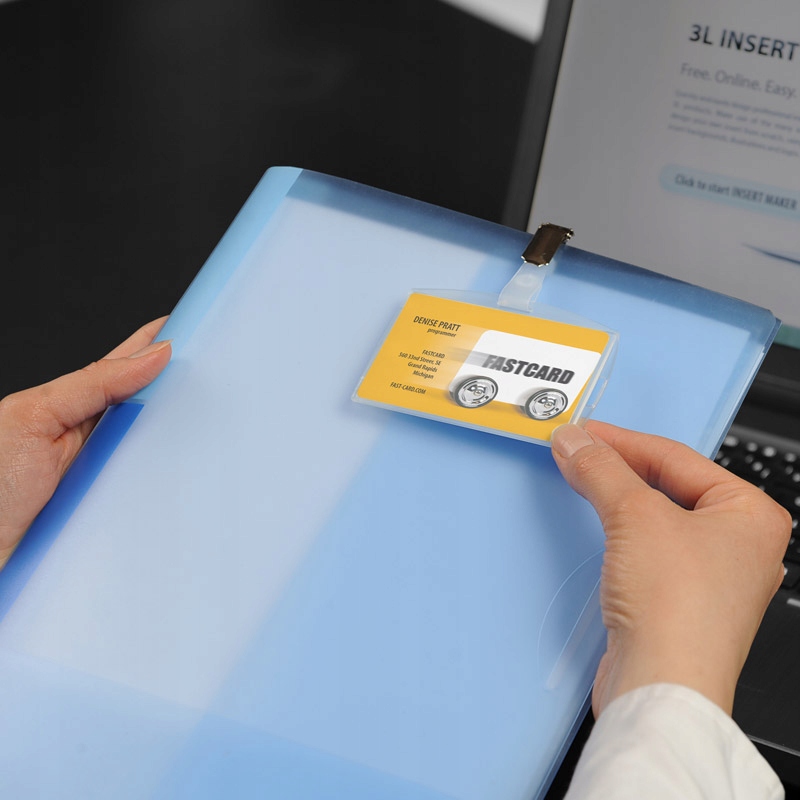 Zastosowanie identyfikatorów 3L – Doskonałe do biur i wydarzeń