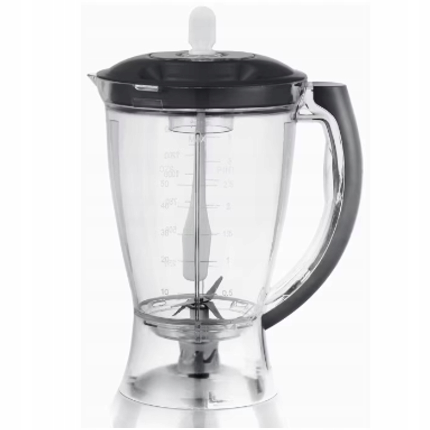 Blender Kielichowy Biały 3 Biegi + Pulse 1,5L 300W – Niezbędny sprzęt w każdej kuchni