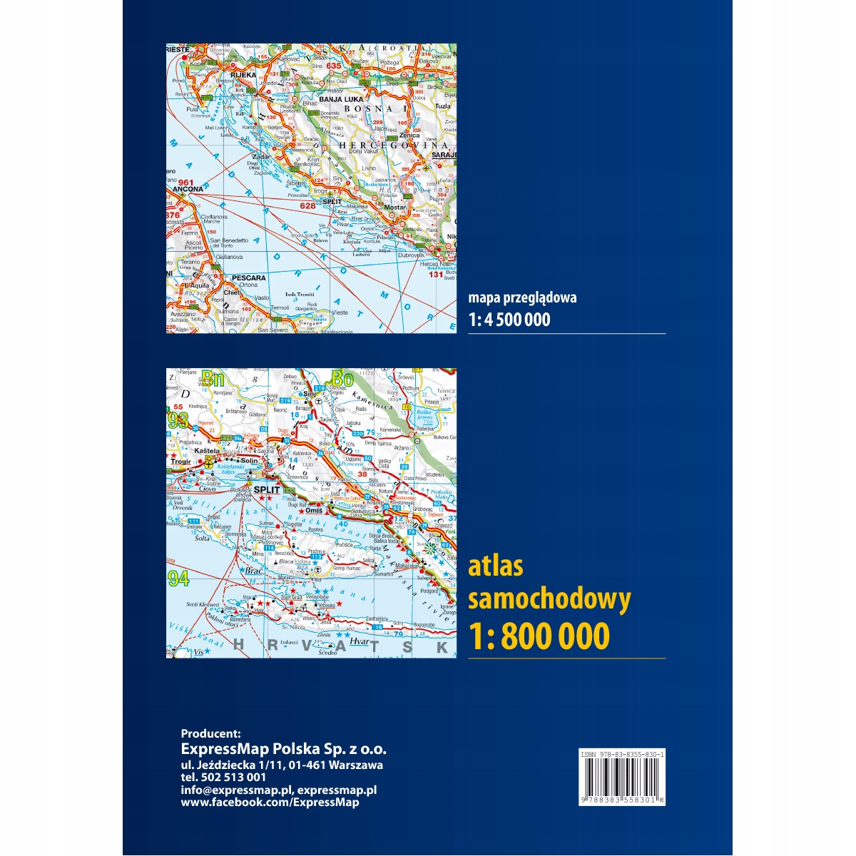 Szczegółowe informacje o atlasie samochodowym