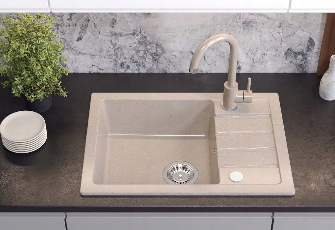Zlewozmywak GraniteQ JERRY 116 – Elegancja i funkcjonalność w Twojej kuchni