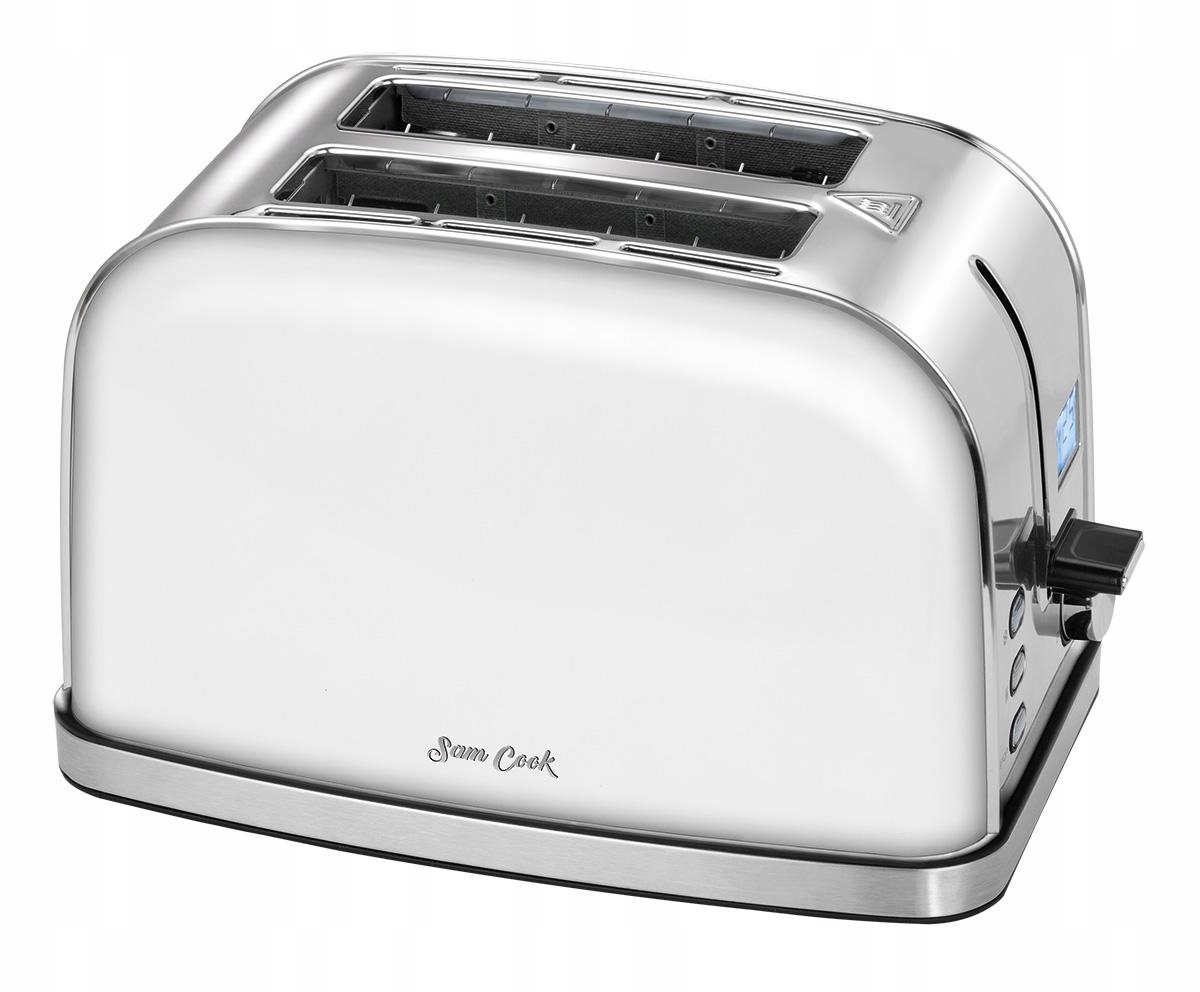 Toster PSC 60 W Biały z Wyświetlaczem – Idealny do Twojej Kuchni