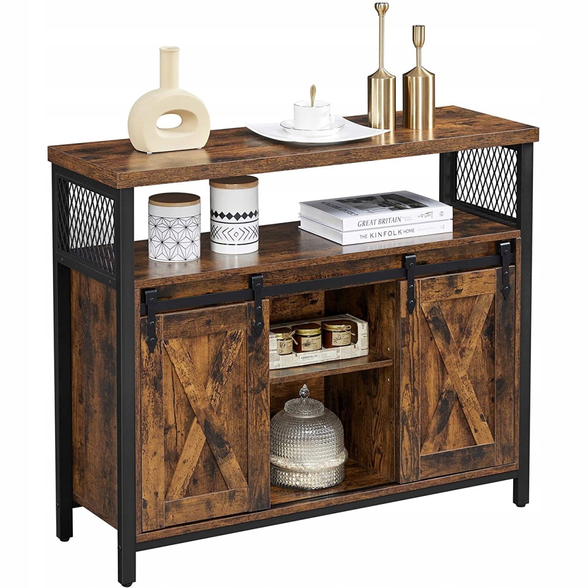 Komoda loftowa 100x33x80 cm – Elegancja i funkcjonalność w Twoim domu