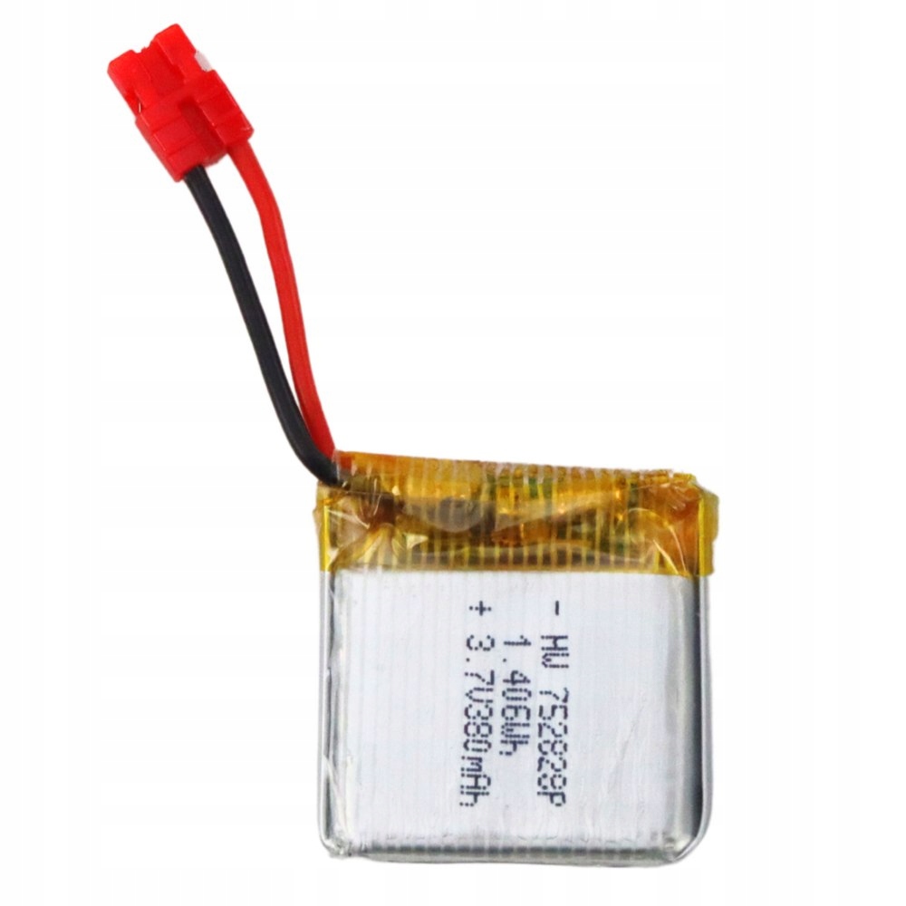 Bateria Do Zabawek Zdalnie Sterowanych RC 3,7V380mAh - 1,406Wh – Wydajność dla Twoich zabawek