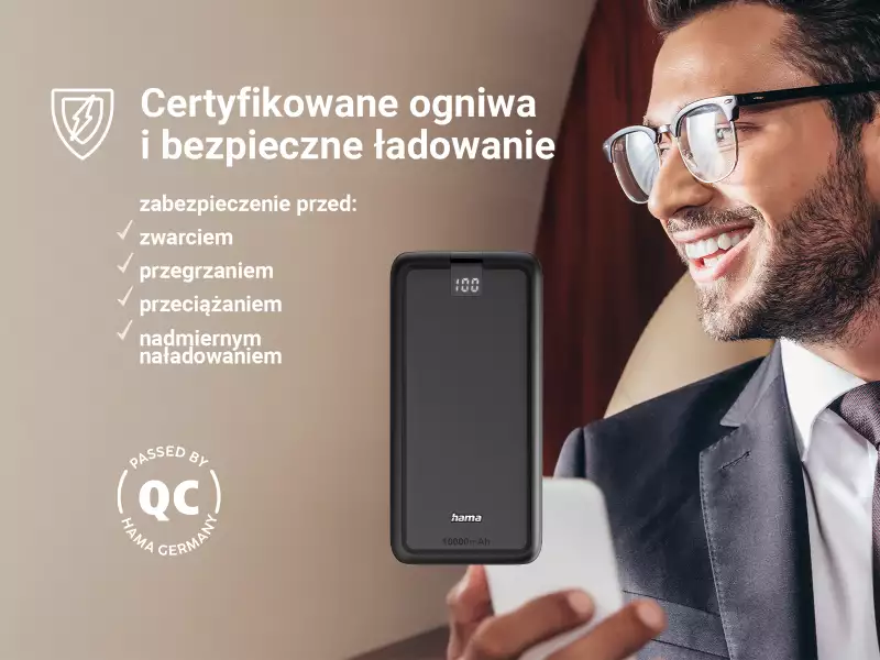 Certyfikowane ogniwa gwarantują bezpieczne ładowanie bez ryzyka przegrzania