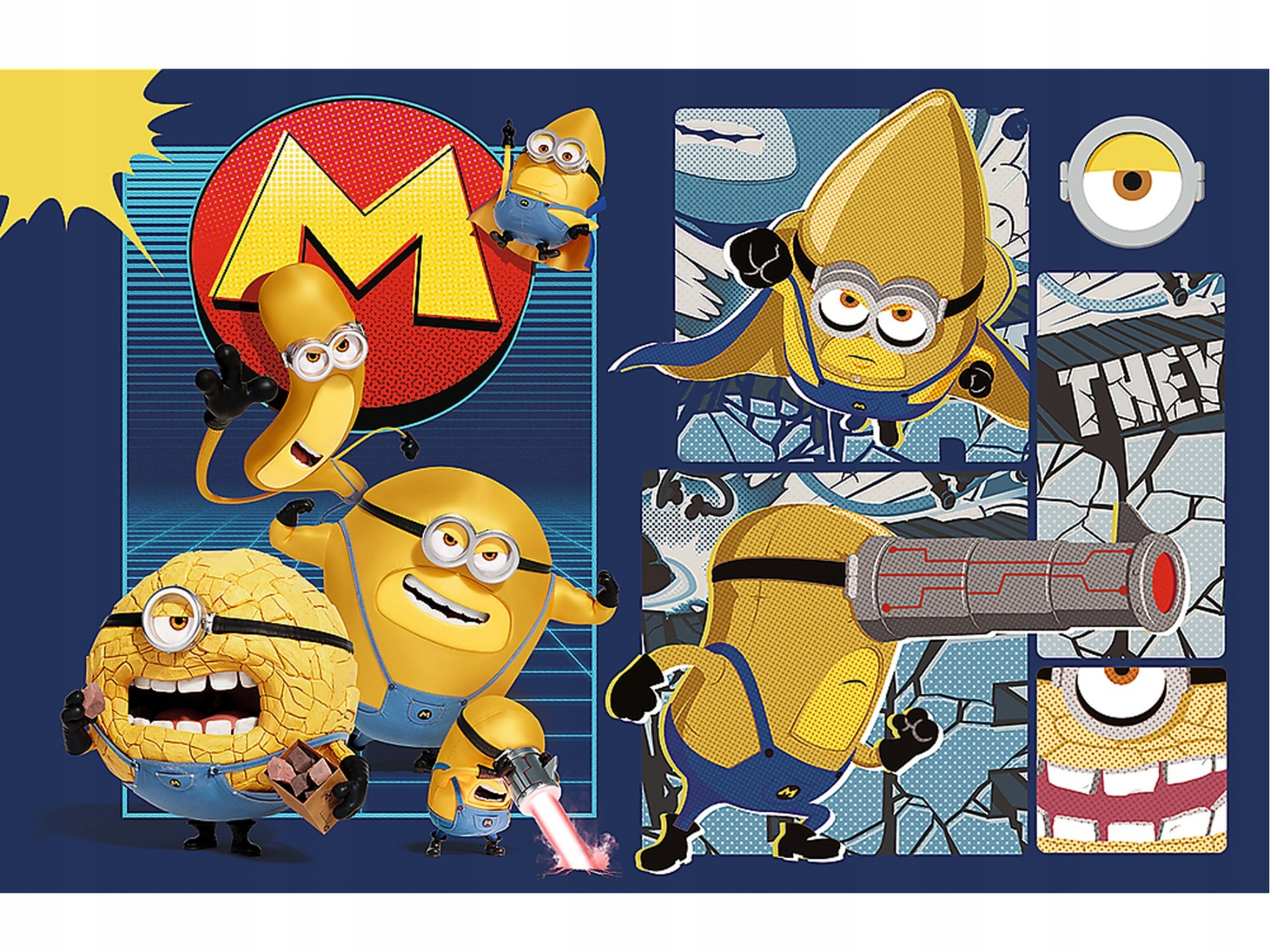 Kolorowa grafika z ulubionymi bohaterami