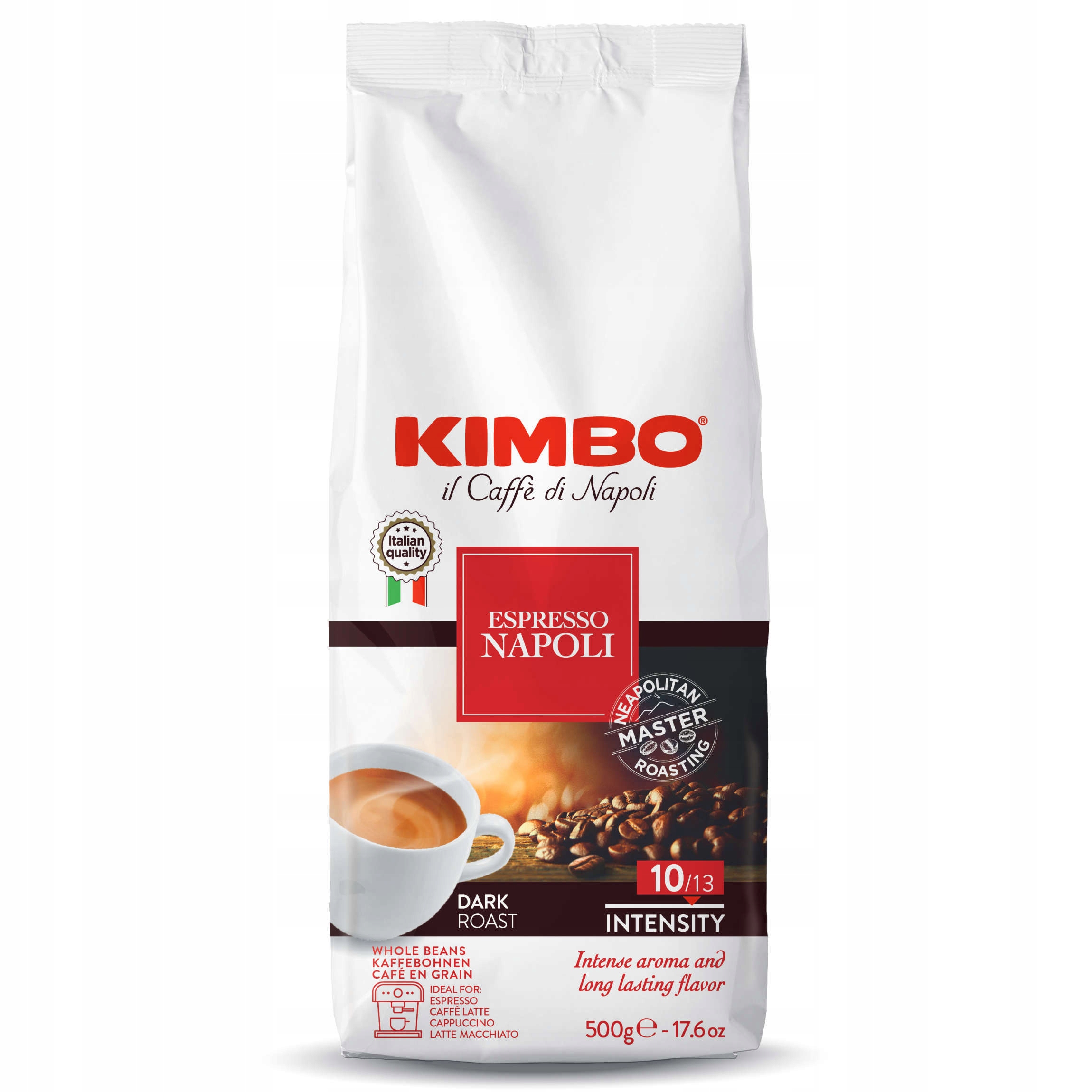 Kimbo Espresso Napoletano 500 g – Włoska kawa ziarnista o intensywnym smaku