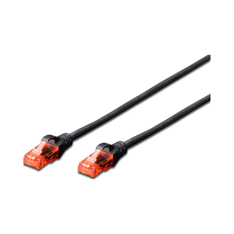 Patchcord U/UTP, Cat6, 2m, czarny – Idealne połączenie dla Twojej sieci