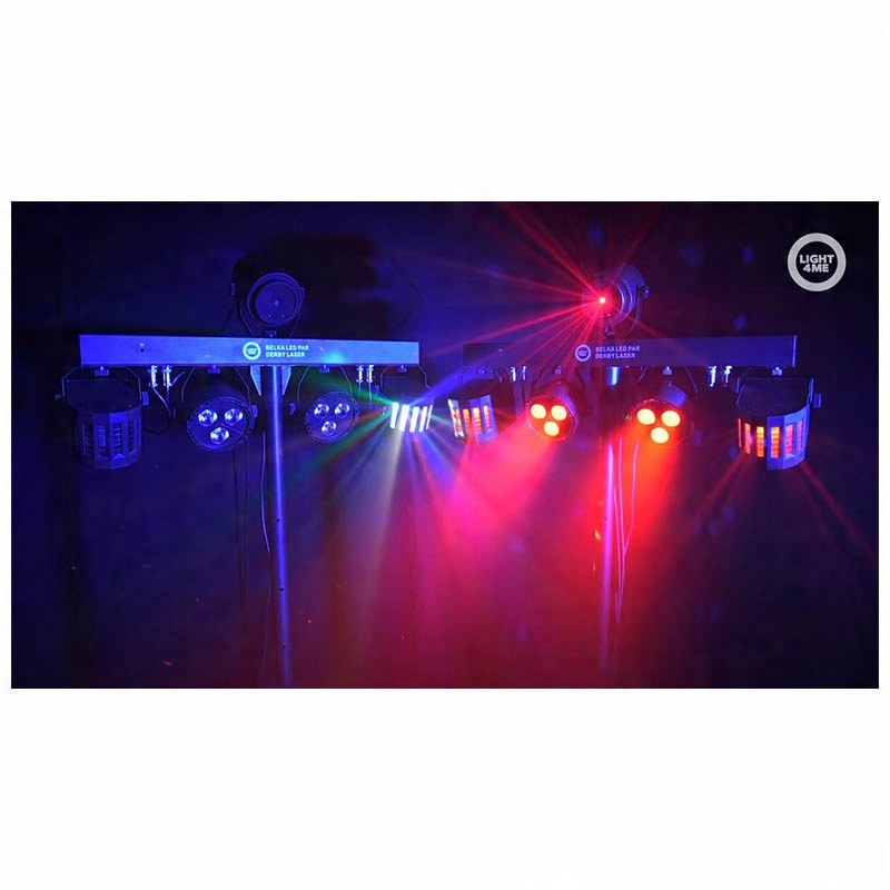 Efekty świetlne: reflektory LED i laser