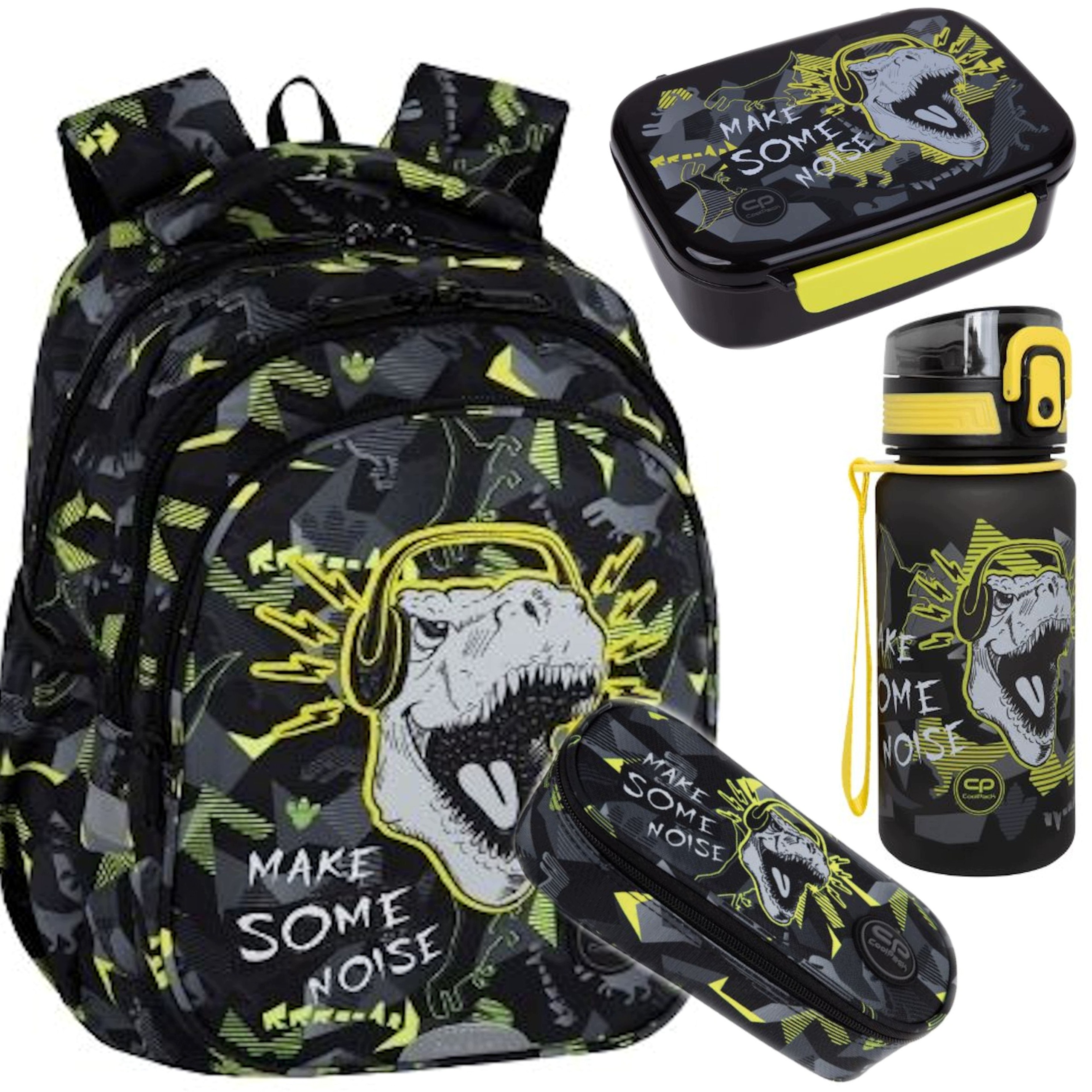 Coolpack plecak szkolny dinopark zestaw 4w1 klasa 1-3 – Idealny towarzysz dla Twojego dziecka