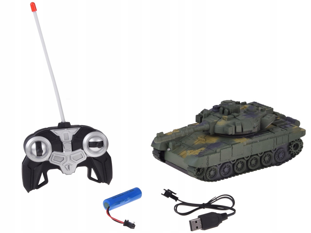 Zestaw zawiera akumulator i ładowarkę USB