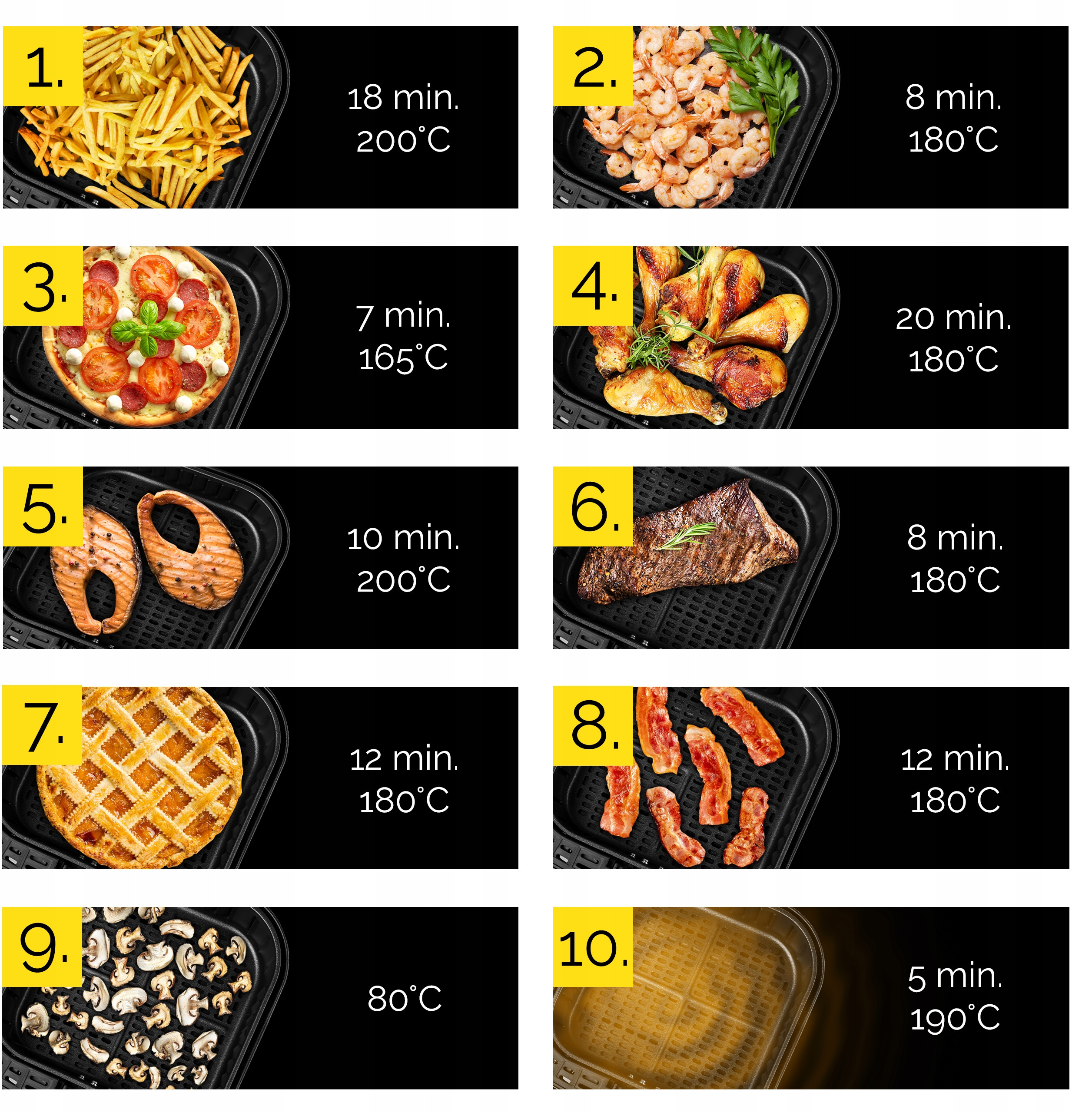 Separator żywności – Gotuj dwie potrawy jednocześnie