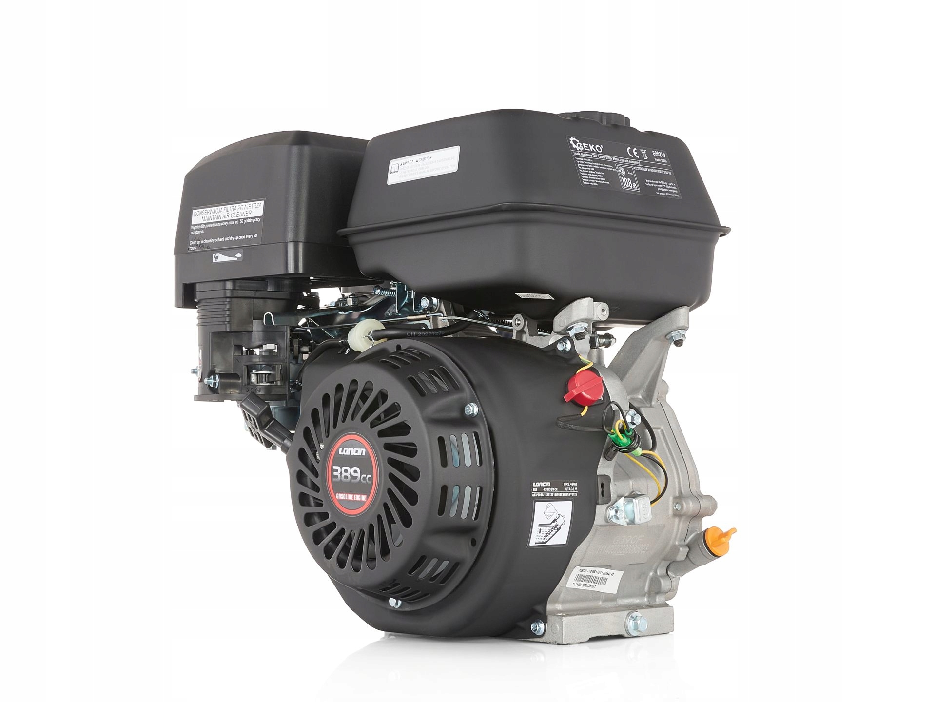 Silnik spalinowy 13HP Loncin G390F 25mm – Wydajność i niezawodność w Twoim ogrodzie