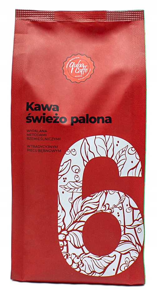 Kawa ziarnista QUBA CAFFE No. 6 - 250g – Doskonały wybór dla prawdziwych kawoszy