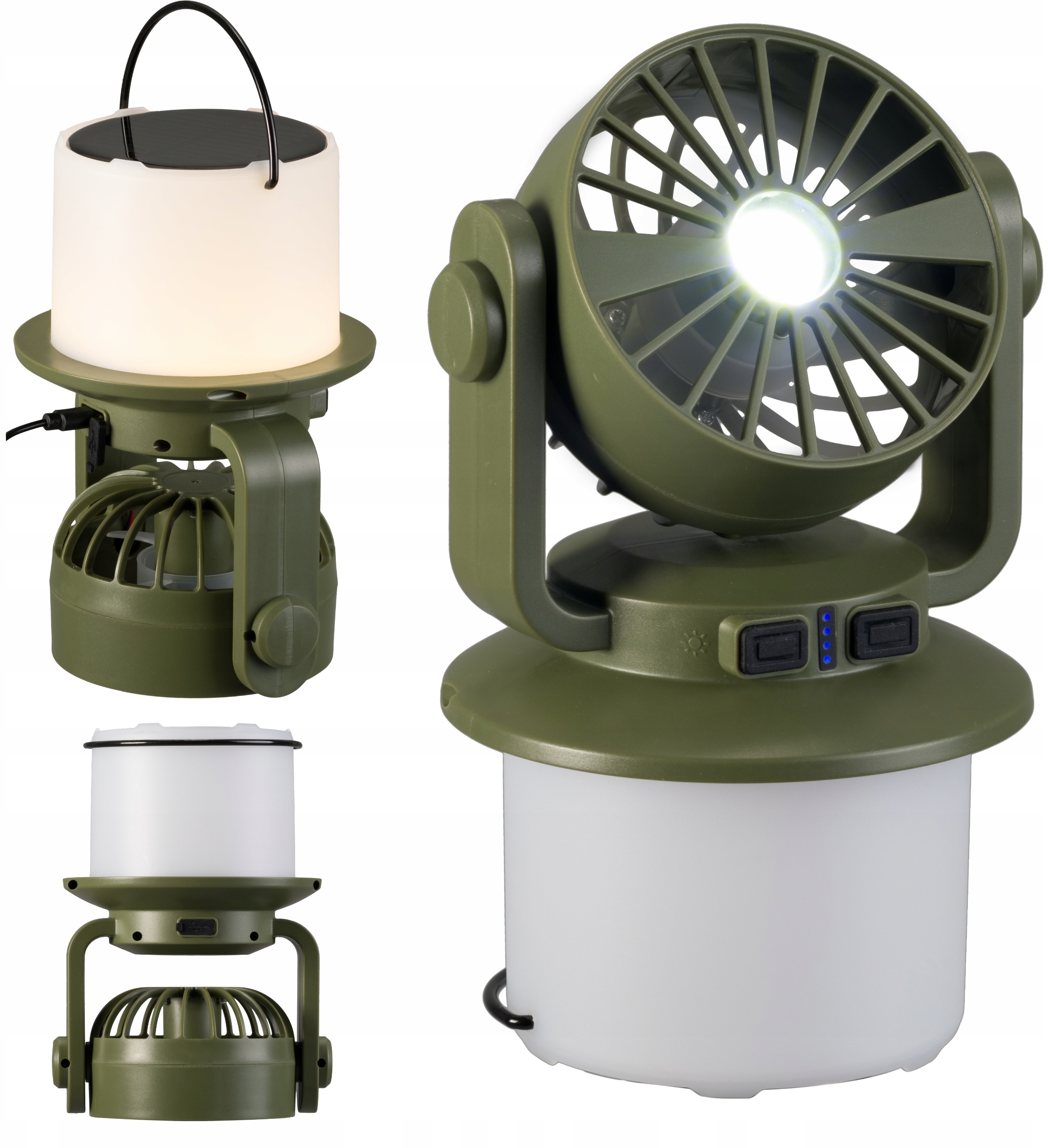 Przenośna lampa kempingowa z wentylatorem TRACER LightBreeze*