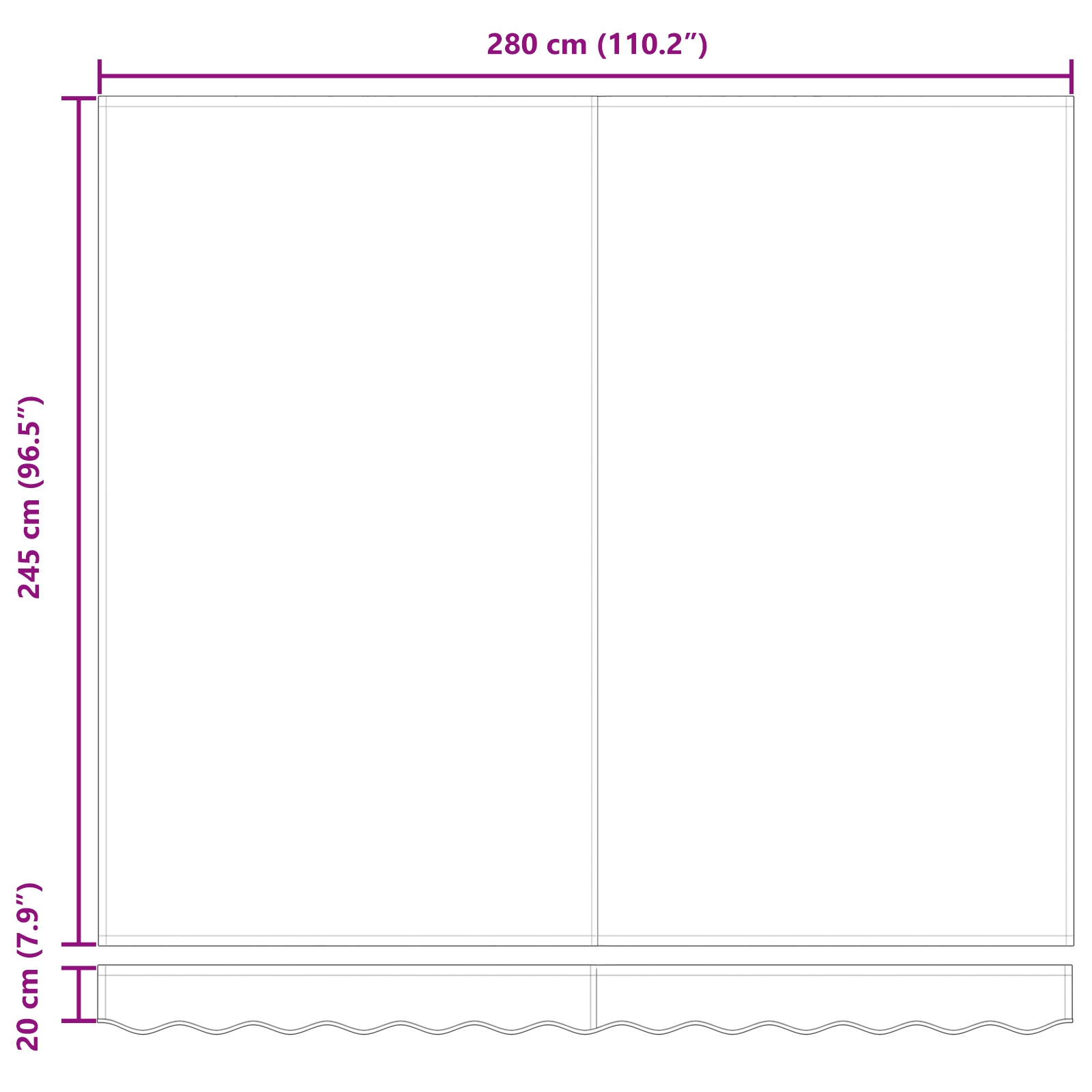 Materiał i trwałość – Poliester odporny na UV i wodoodporny