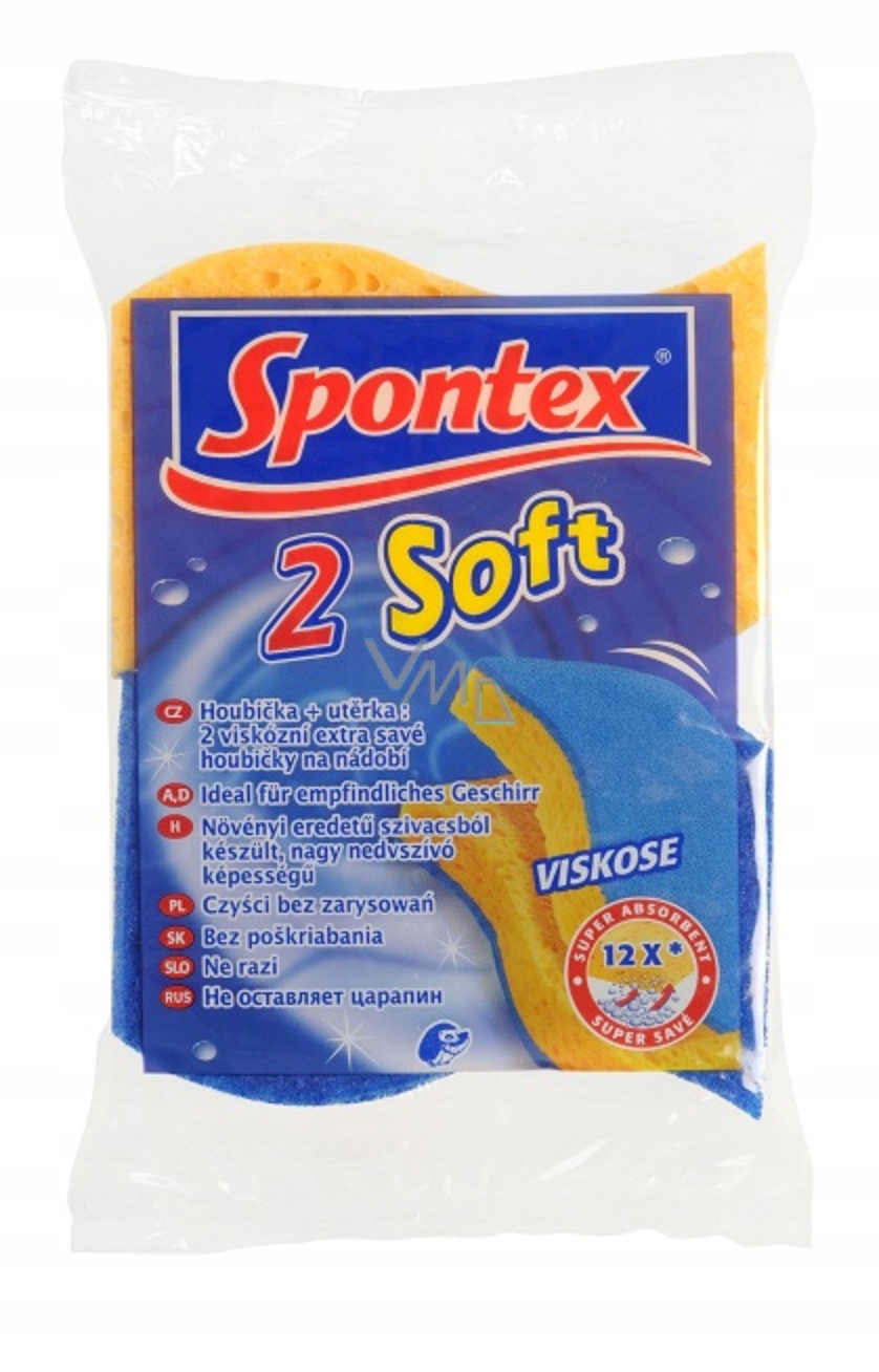 Gąbka Spontex Soft 11x7x2.5cm – Idealny pomocnik w kuchni