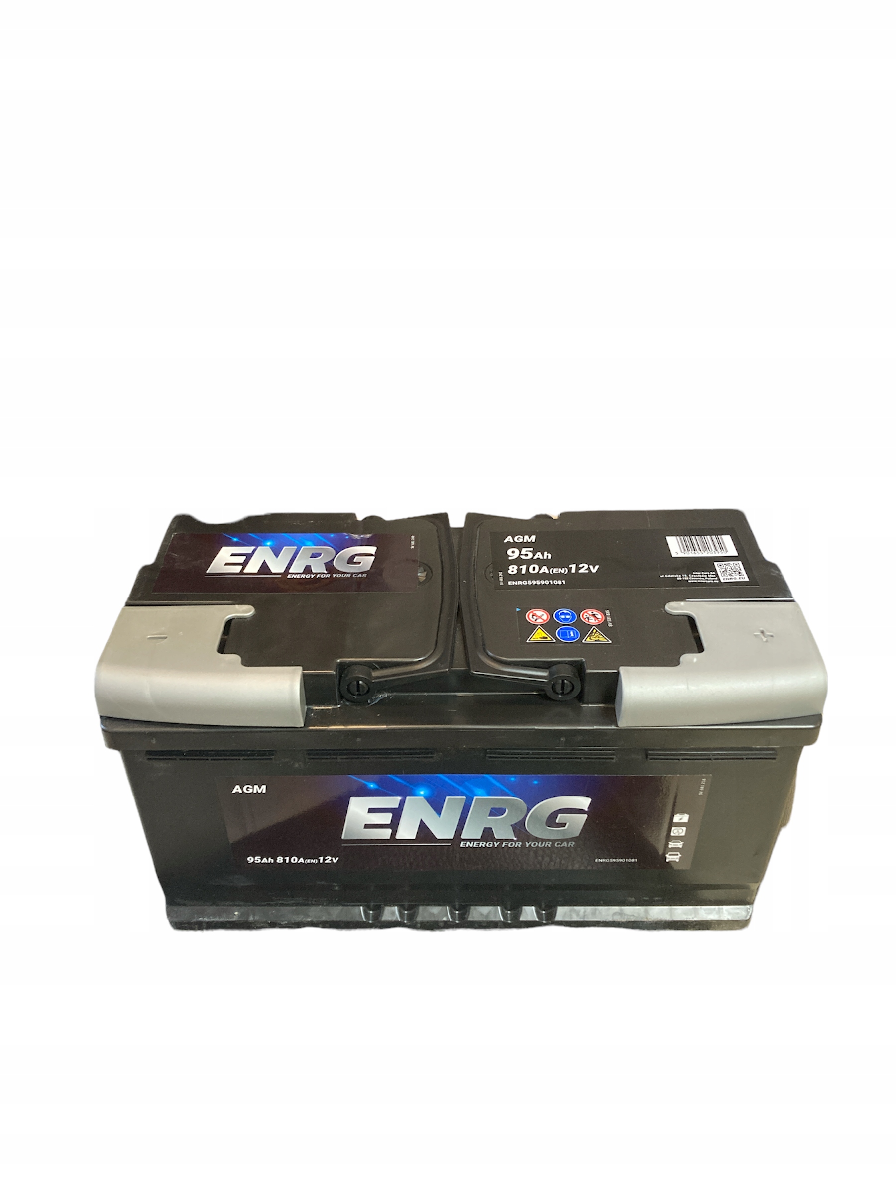 Akumulator ENRG 12V 95Ah/810A START&STOP AGM – Niezawodne zasilanie dla Twojego pojazdu