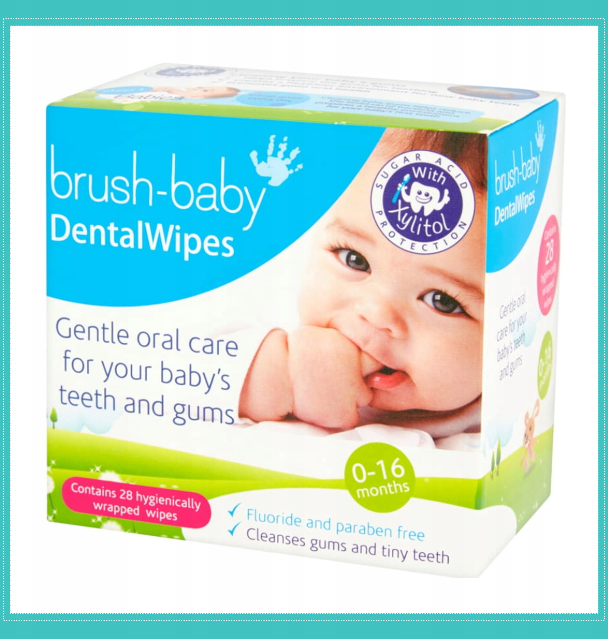 Chusteczki do czyszczenia dziąseł i zębów mlecznych