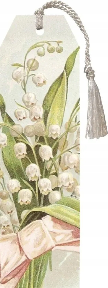 Zakładka 163 ze wstążką Konwalia – Elegancja w Twoim biurze