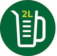 2-litrowy, szklany dzbanek — teraz koktajlu wystarczy dla każdego