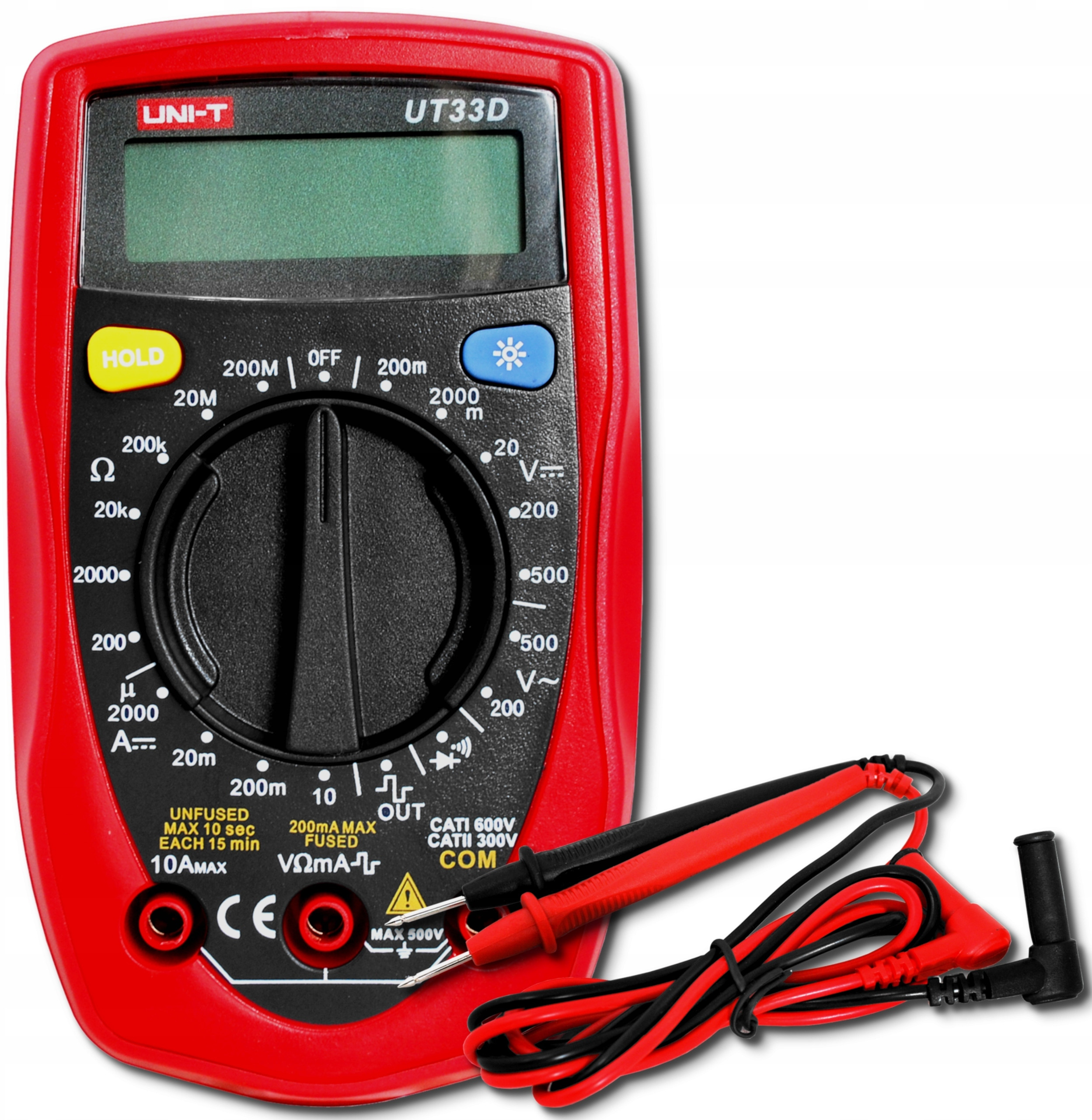 Funkcje pomiarowe: napięcie, prąd, rezystancja