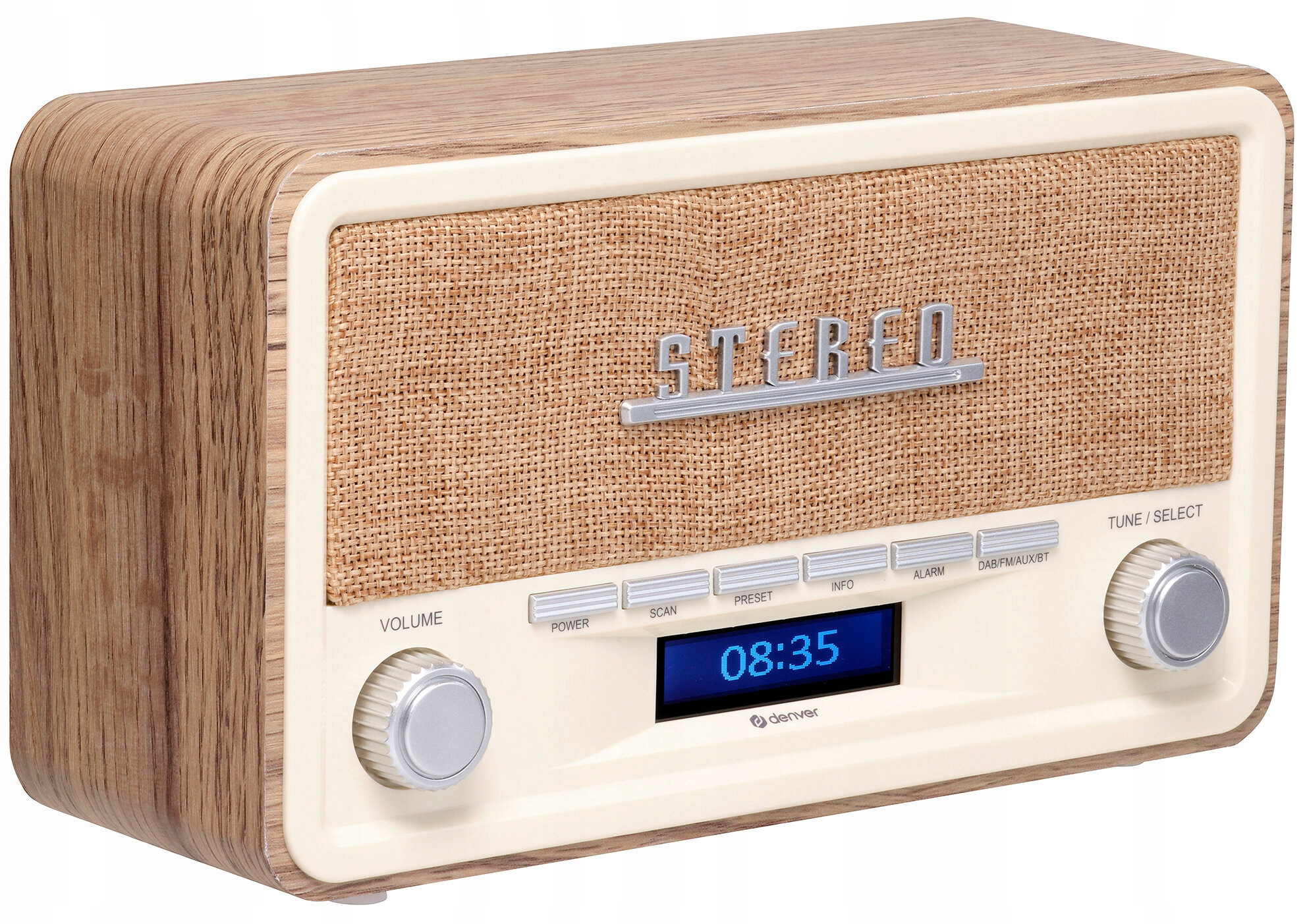 Mocny dźwięk stereo 2 x 20W – Wypełnij swoje pomieszczenie muzyką