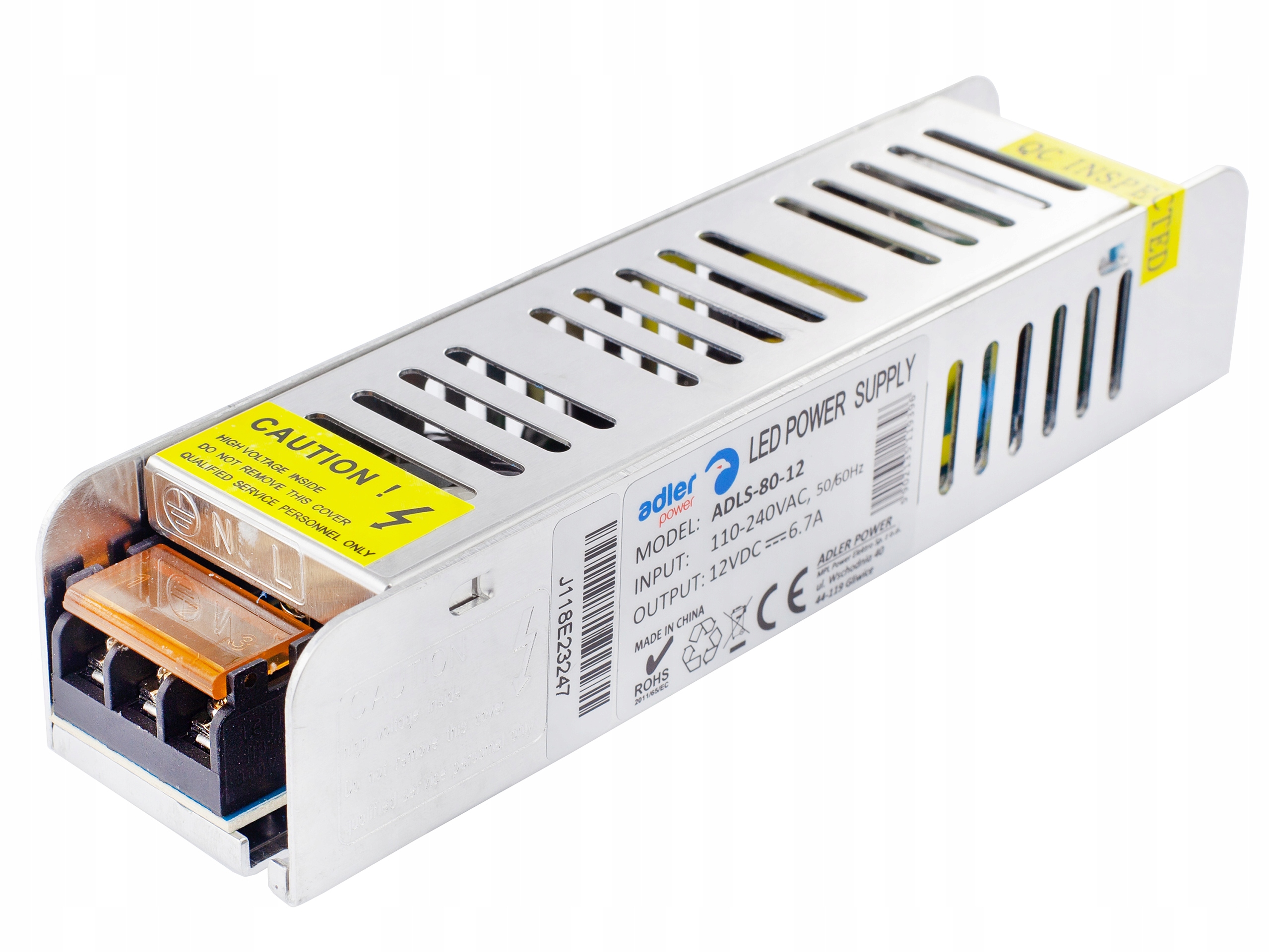Zasilacz Impulsowy ADLS-80-12 ADLER Power – Niezawodna moc dla Twojego oświetlenia