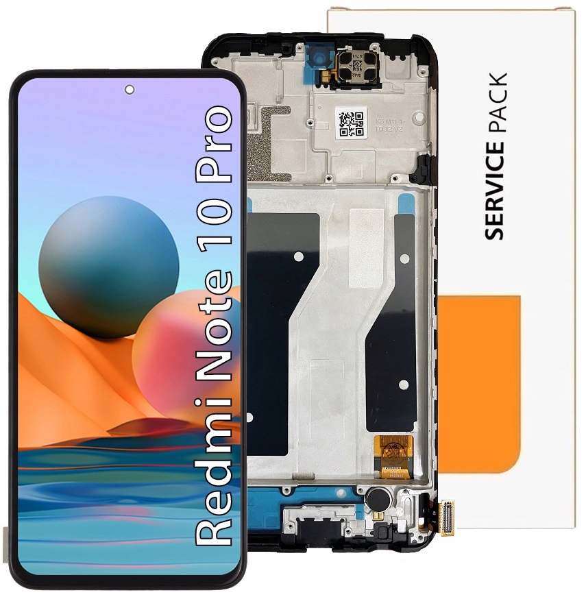 Wyświetlacz HD w Ramce do Xiaomi Redmi Note 10 Pro – Oryginalna Jakość Obrazu